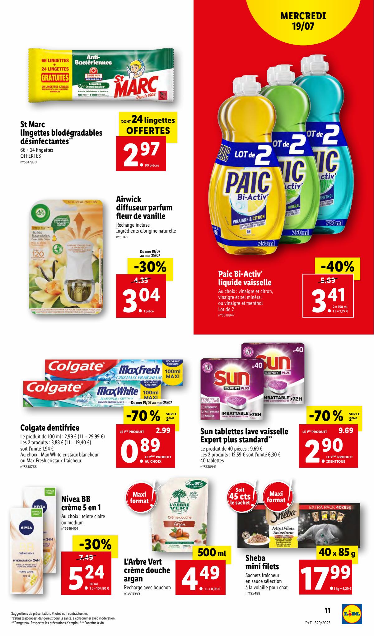 Catalogue Lidl 19 – 25 Juillet 2023 Page 11