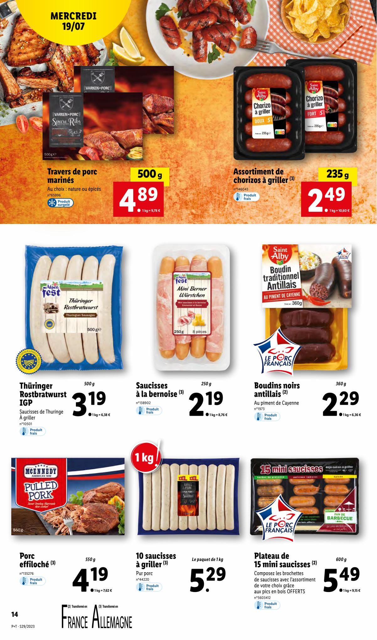 Catalogue Lidl 19 – 25 Juillet 2023 Page 16