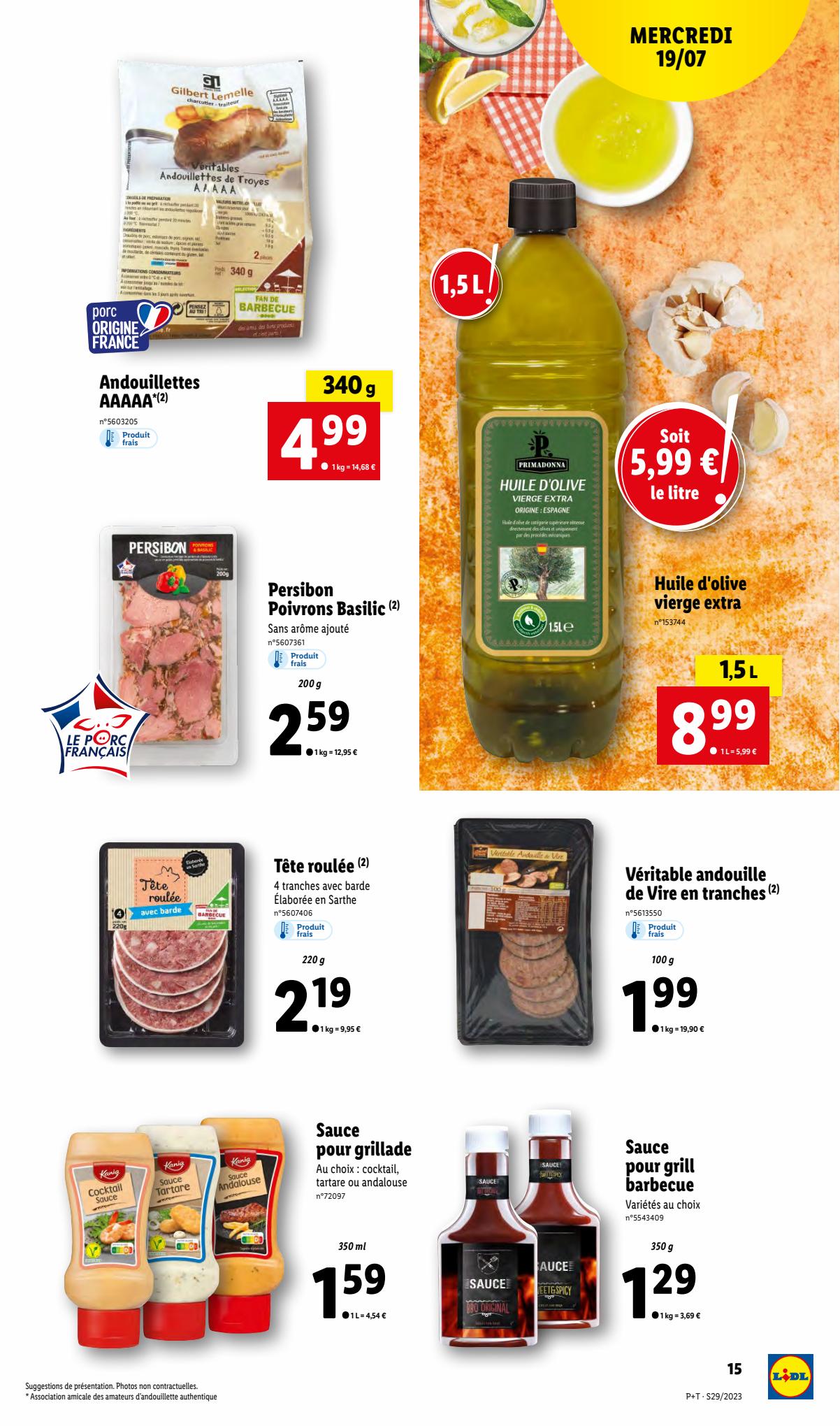 Catalogue Lidl 19 – 25 Juillet 2023 Page 17