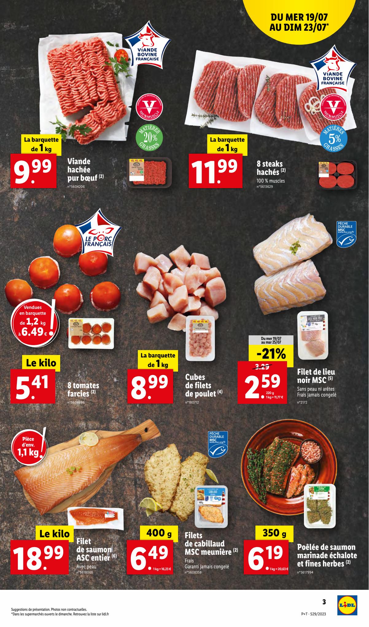 Catalogue Lidl 19 – 25 Juillet 2023 Page 3