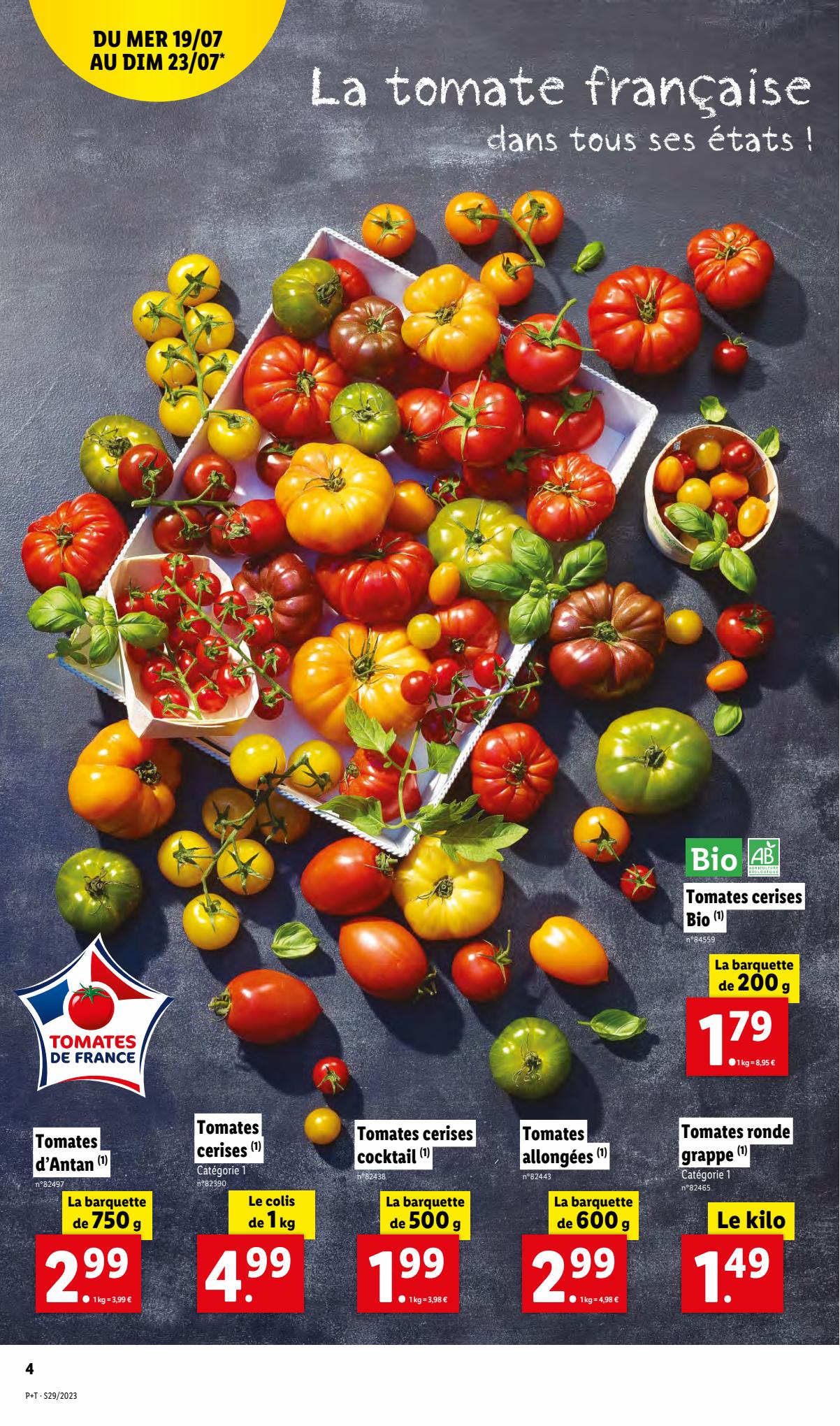 Catalogue Lidl 19 – 25 Juillet 2023 Page 4