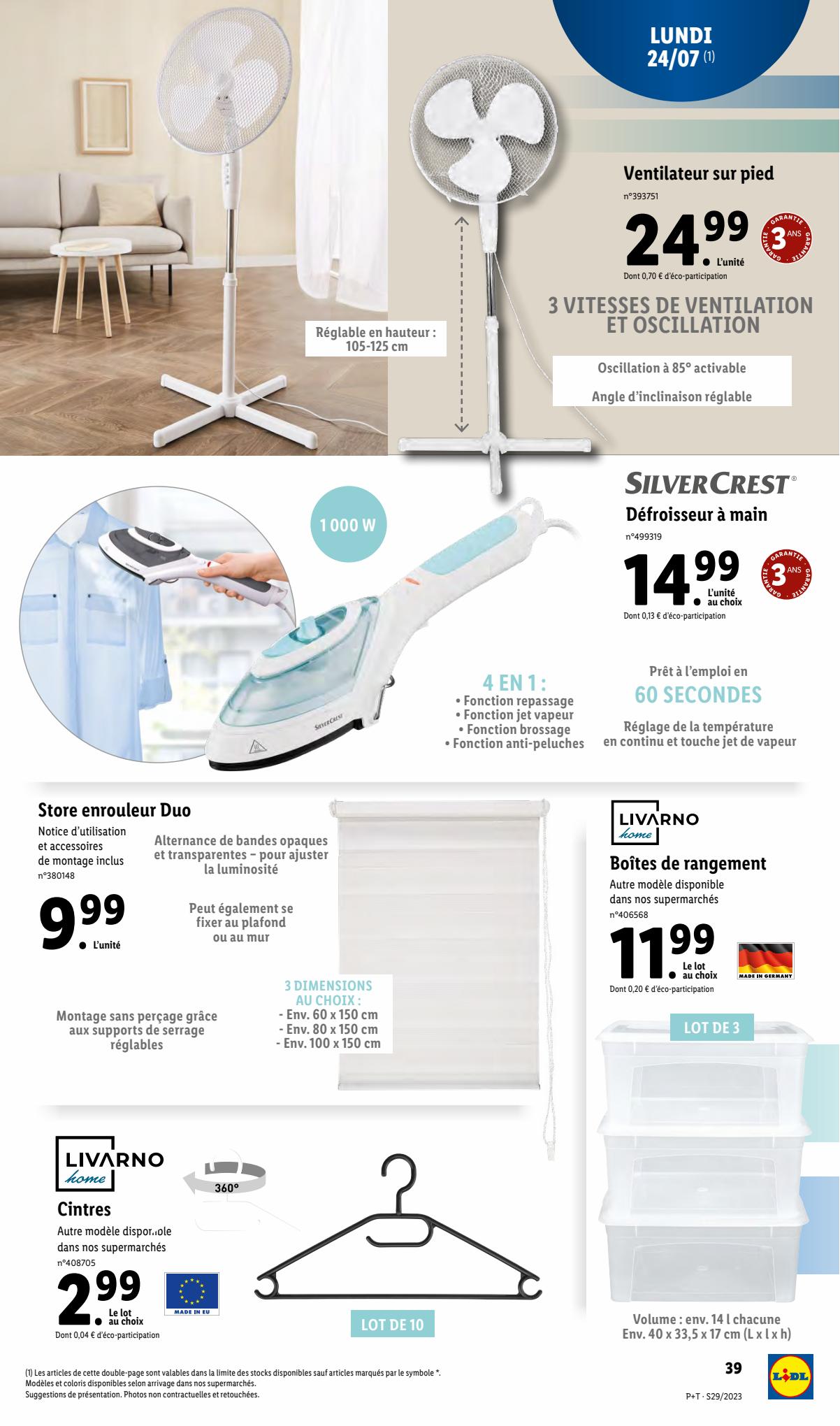 Catalogue Lidl 19 – 25 Juillet 2023 Page 43