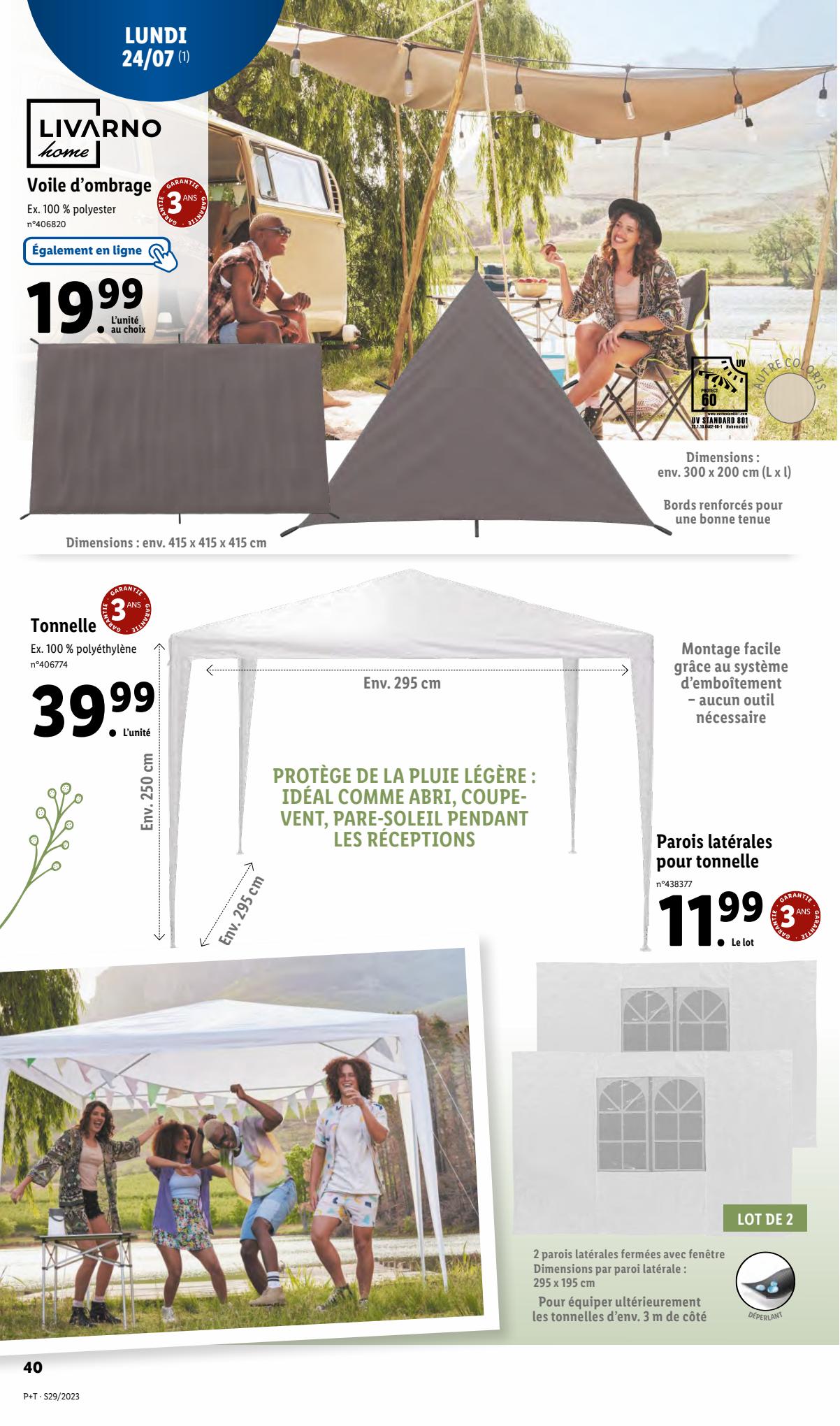 Catalogue Lidl 19 – 25 Juillet 2023 Page 44