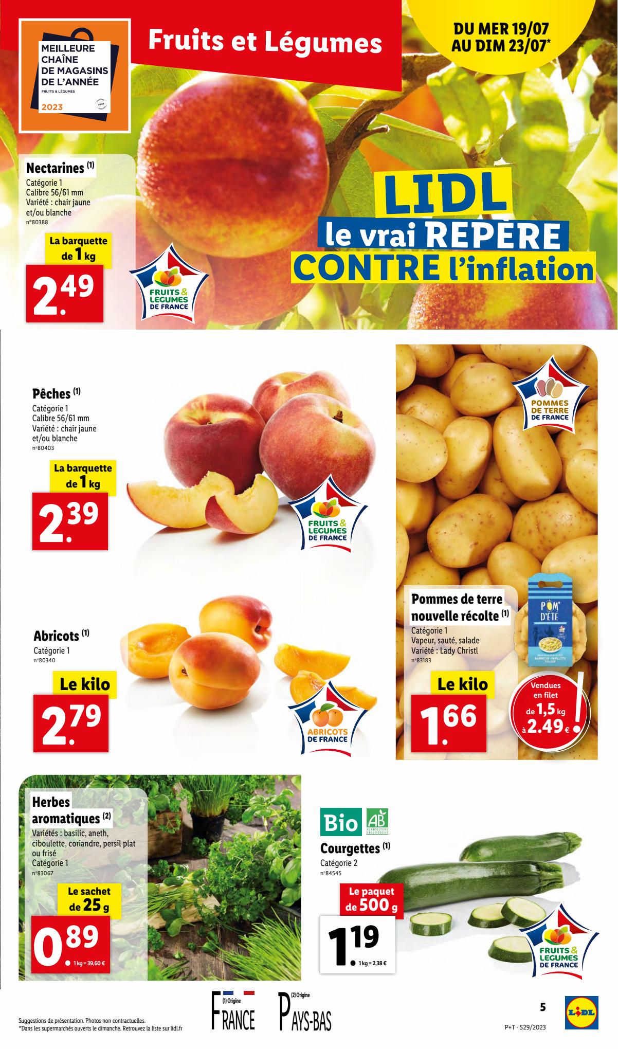 Catalogue Lidl 19 – 25 Juillet 2023 Page 5