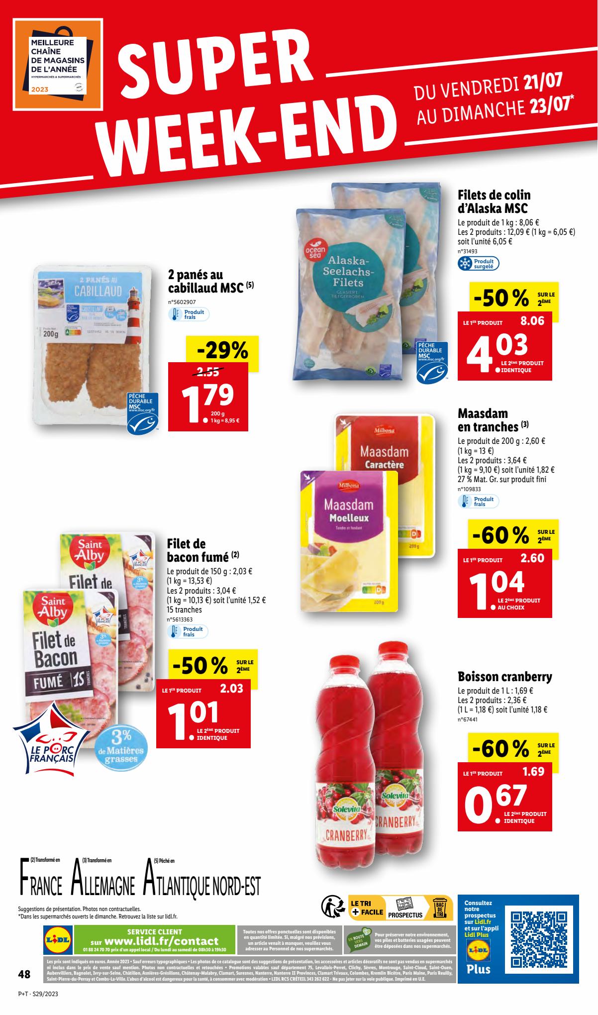 Catalogue Lidl 19 – 25 Juillet 2023 Page 52