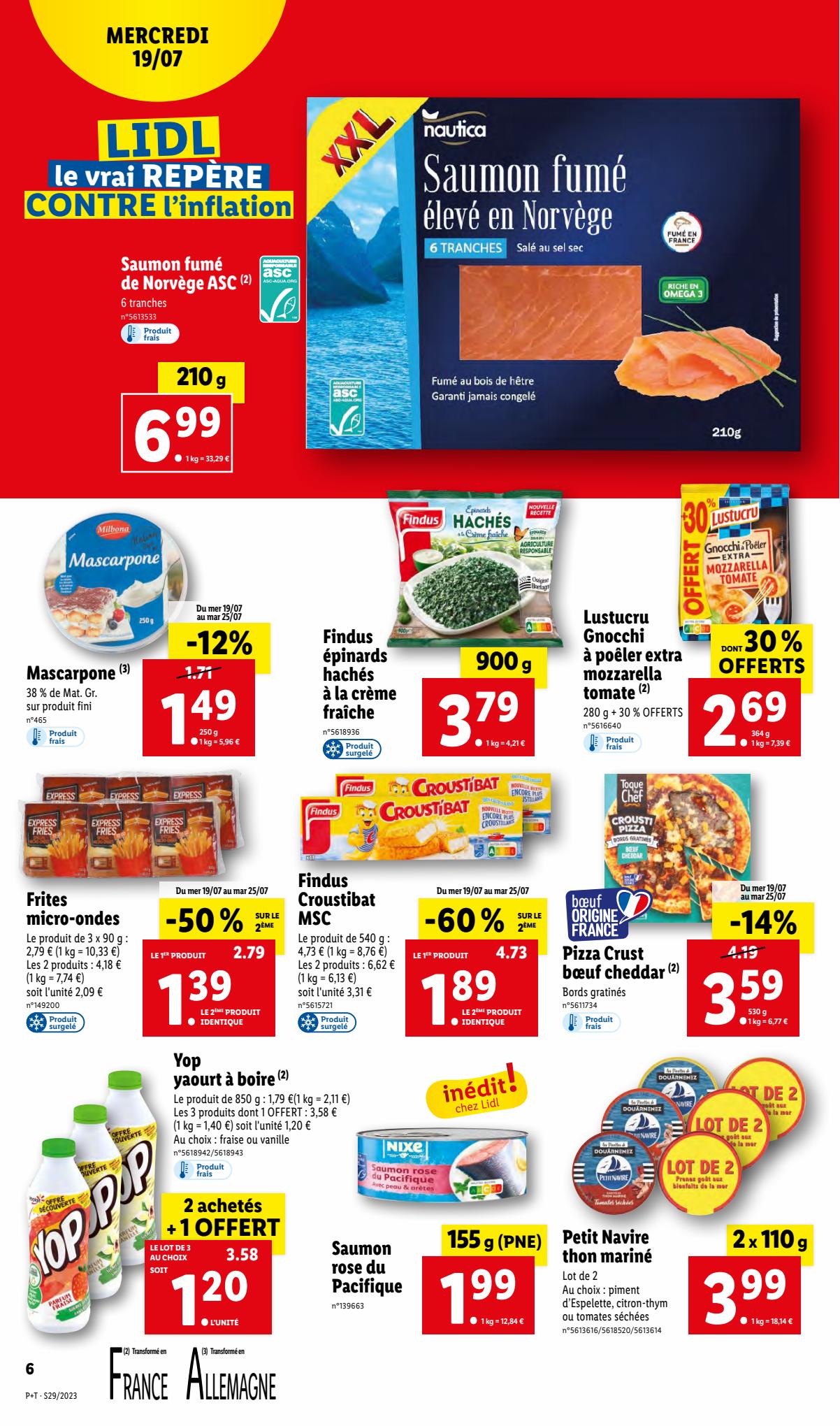 Catalogue Lidl 19 – 25 Juillet 2023 Page 6