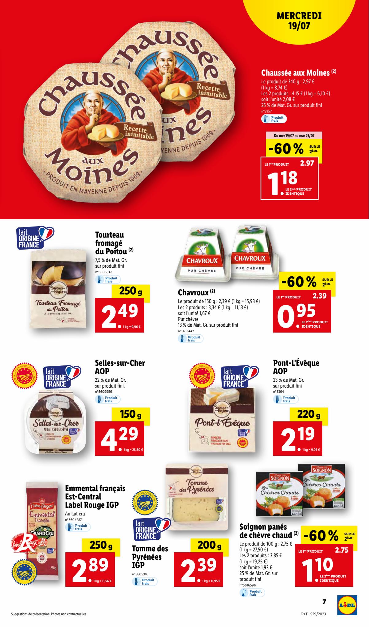 Catalogue Lidl 19 – 25 Juillet 2023 Page 7