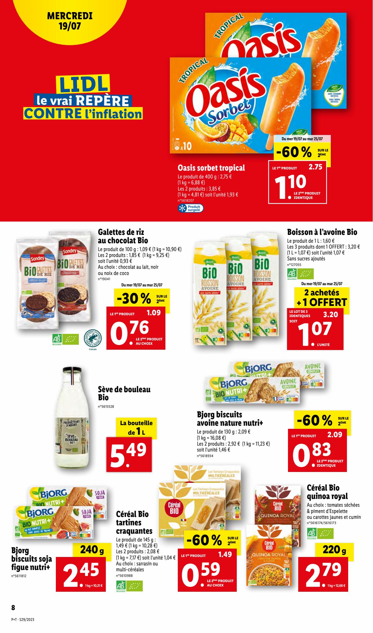 Catalogue Lidl 19 – 25 Juillet 2023 Page 8