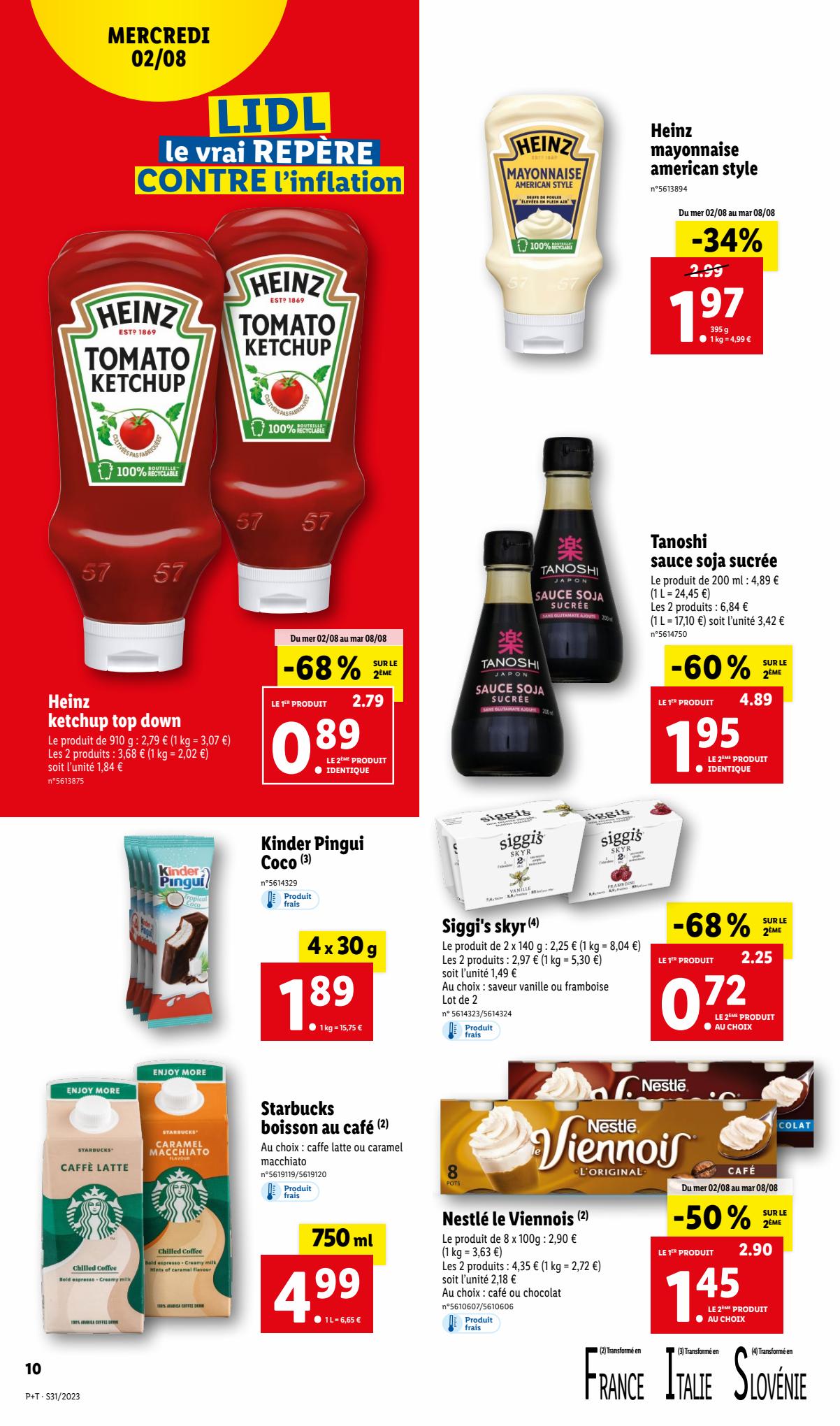 Catalogue Lidl 2 – 8 Août 2023 Page 10