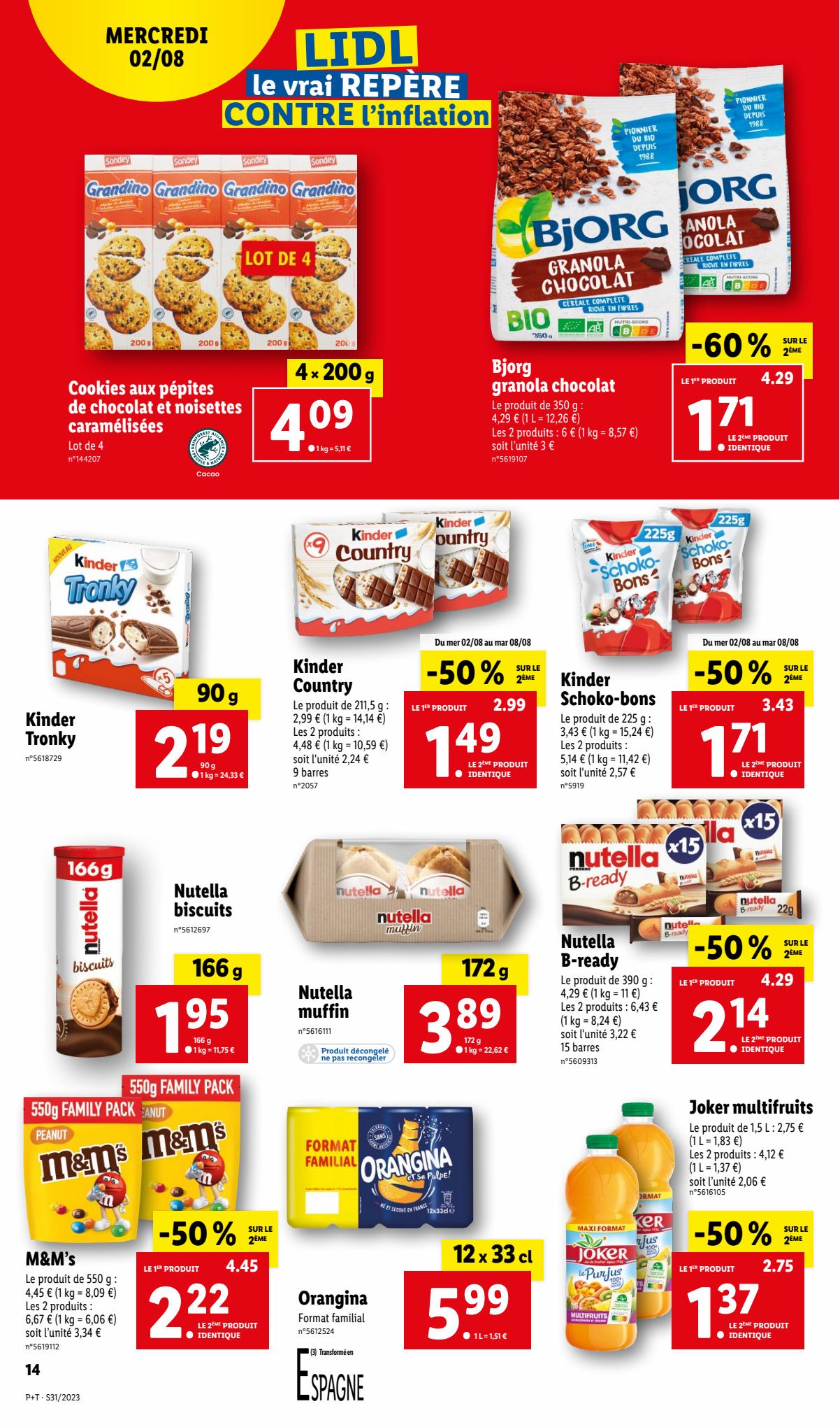 Catalogue Lidl 2 – 8 Août 2023 Page 14