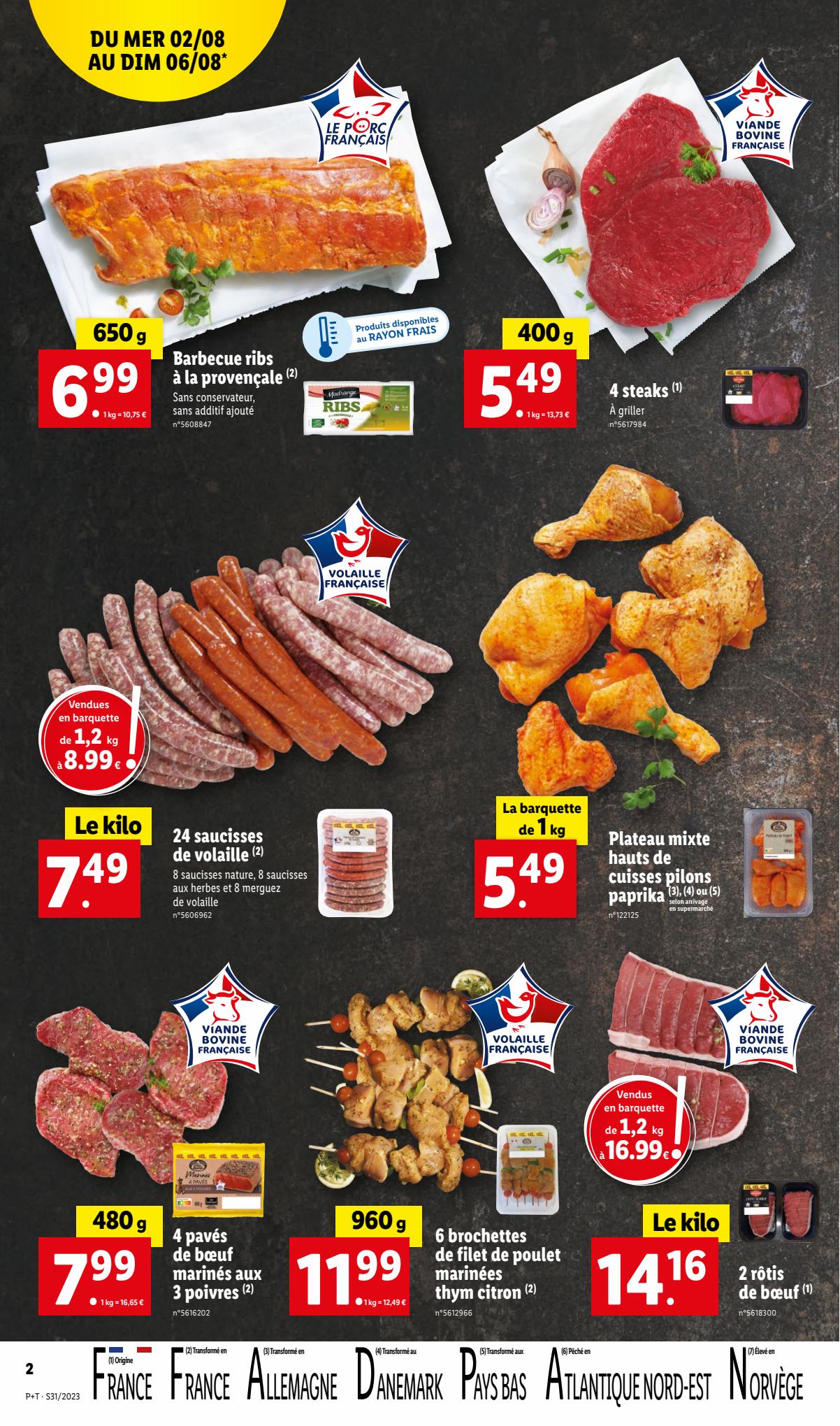 Catalogue Lidl 2 – 8 Août 2023 Page 2