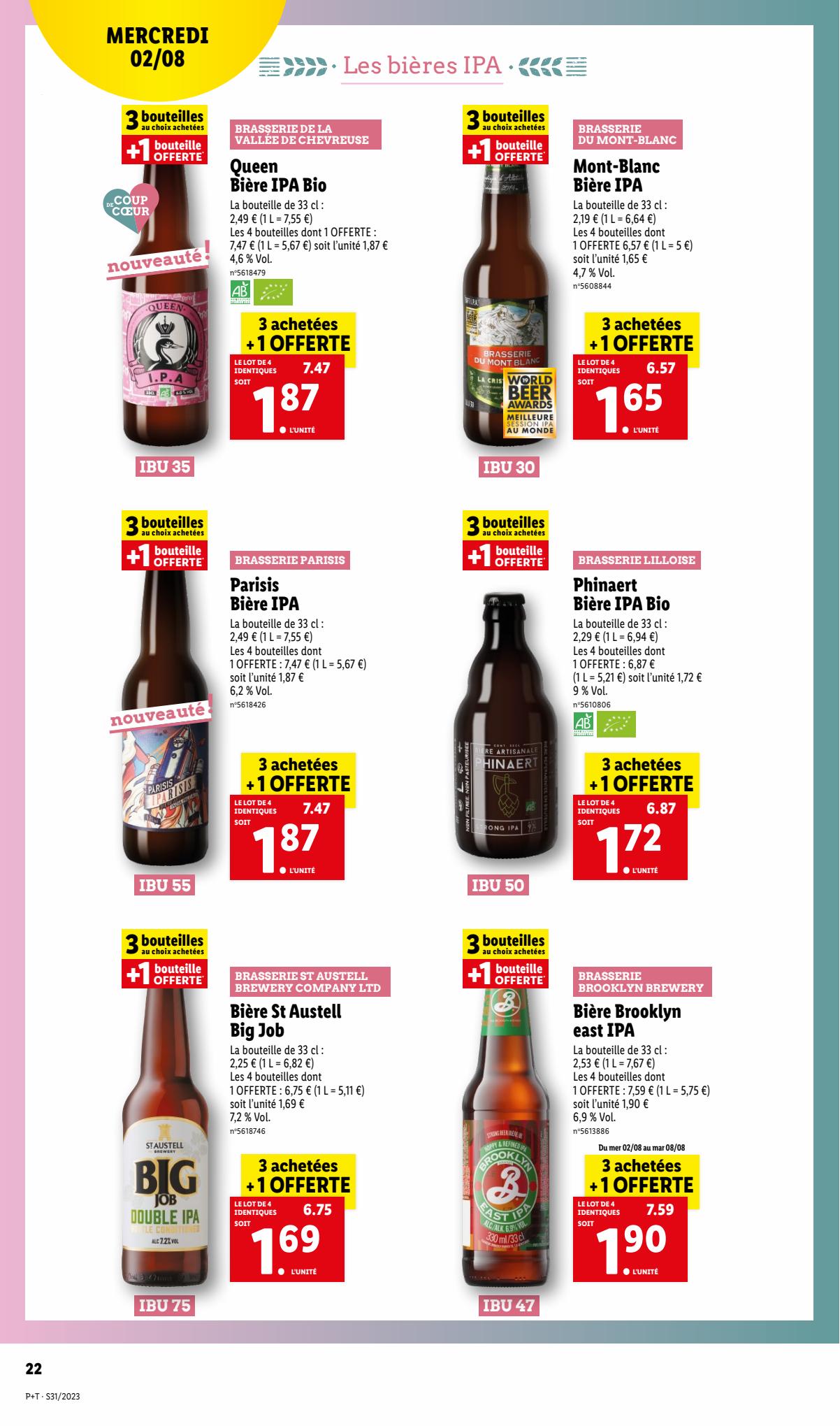 Catalogue Lidl 2 – 8 Août 2023 Page 22