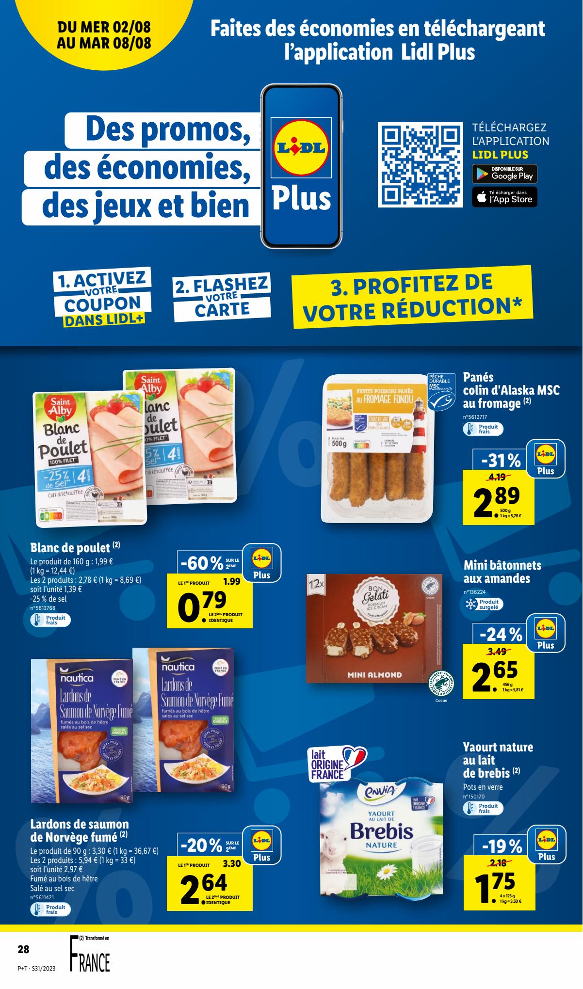 Catalogue Lidl 2 – 8 Août 2023 Page 28