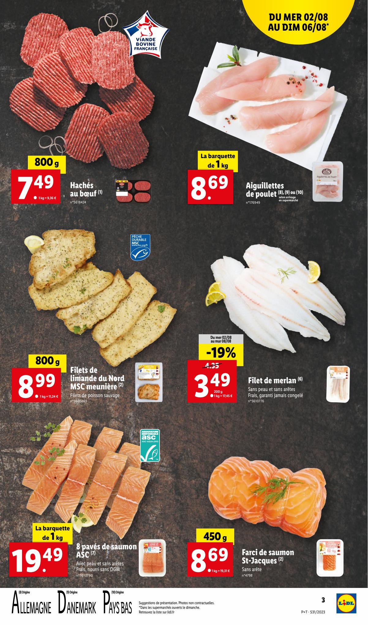 Catalogue Lidl 2 – 8 Août 2023 Page 3