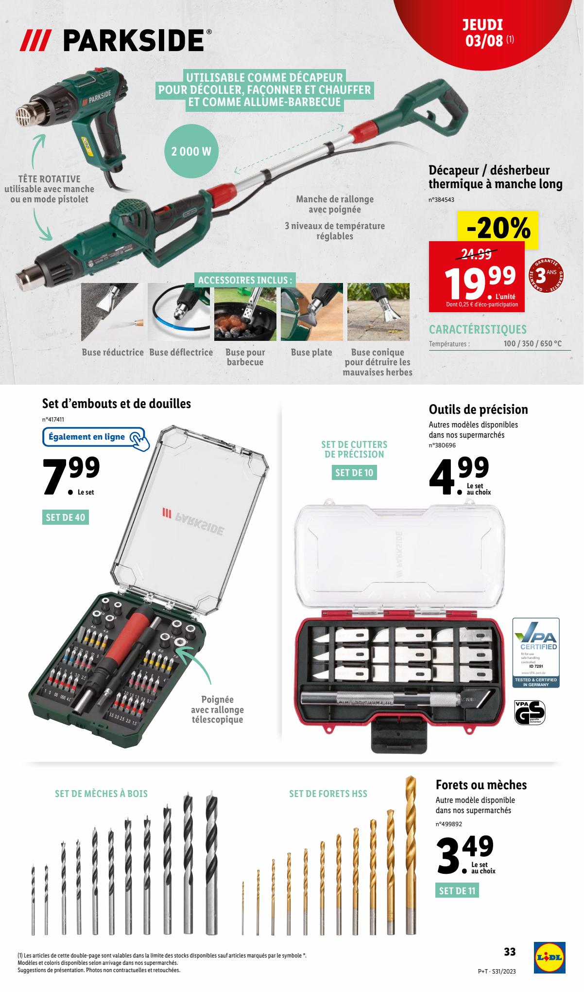 Catalogue Lidl 2 – 8 Août 2023 Page 35