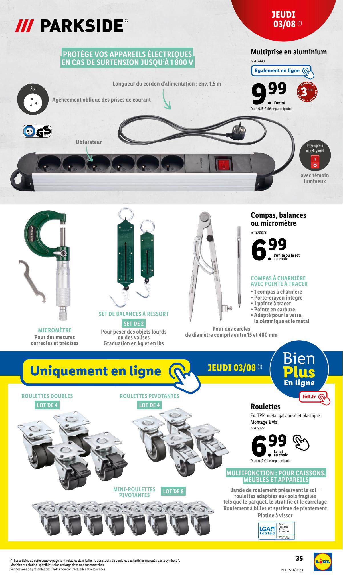 Catalogue Lidl 2 – 8 Août 2023 Page 37