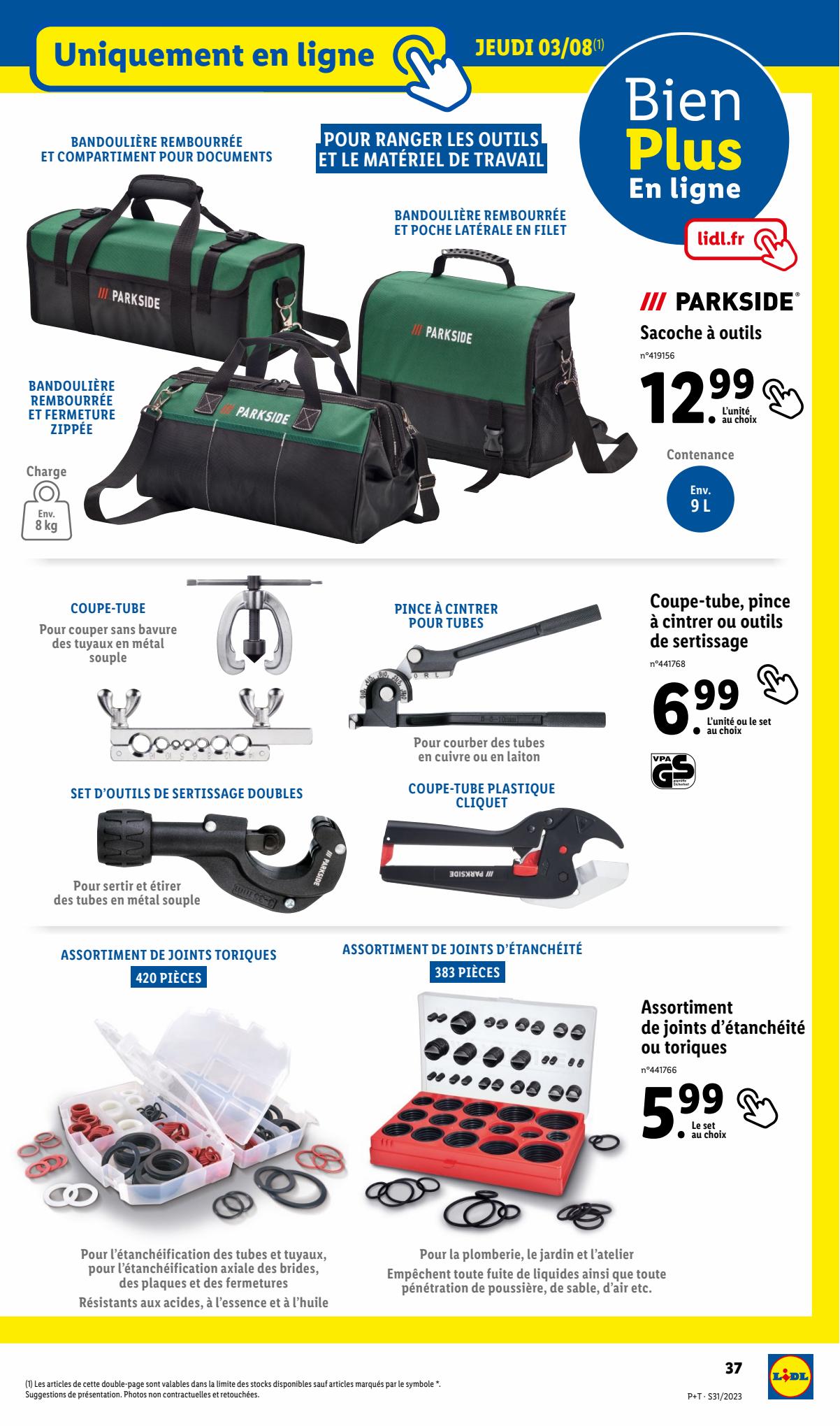 Catalogue Lidl 2 – 8 Août 2023 Page 39