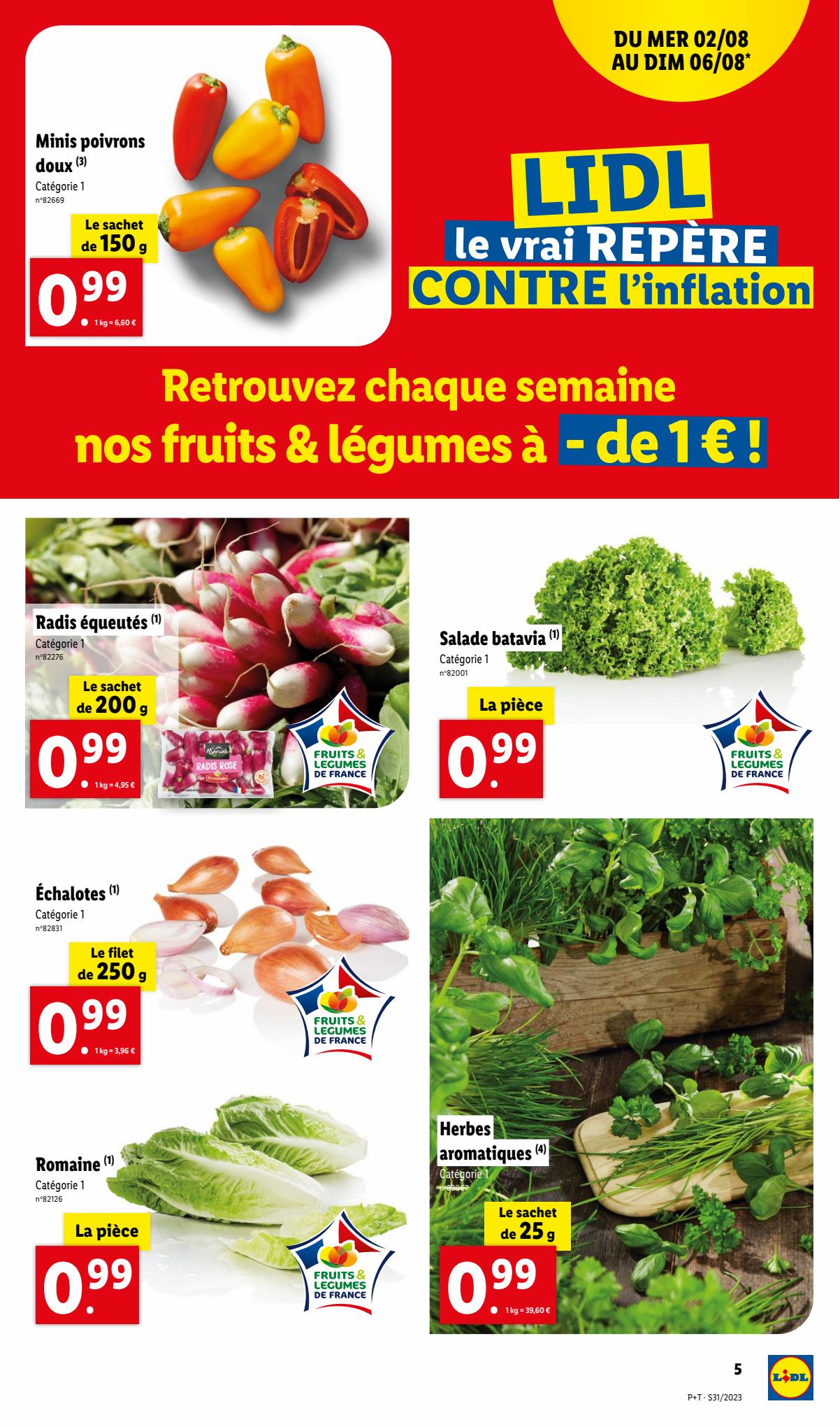 Catalogue Lidl 2 – 8 Août 2023 Page 5