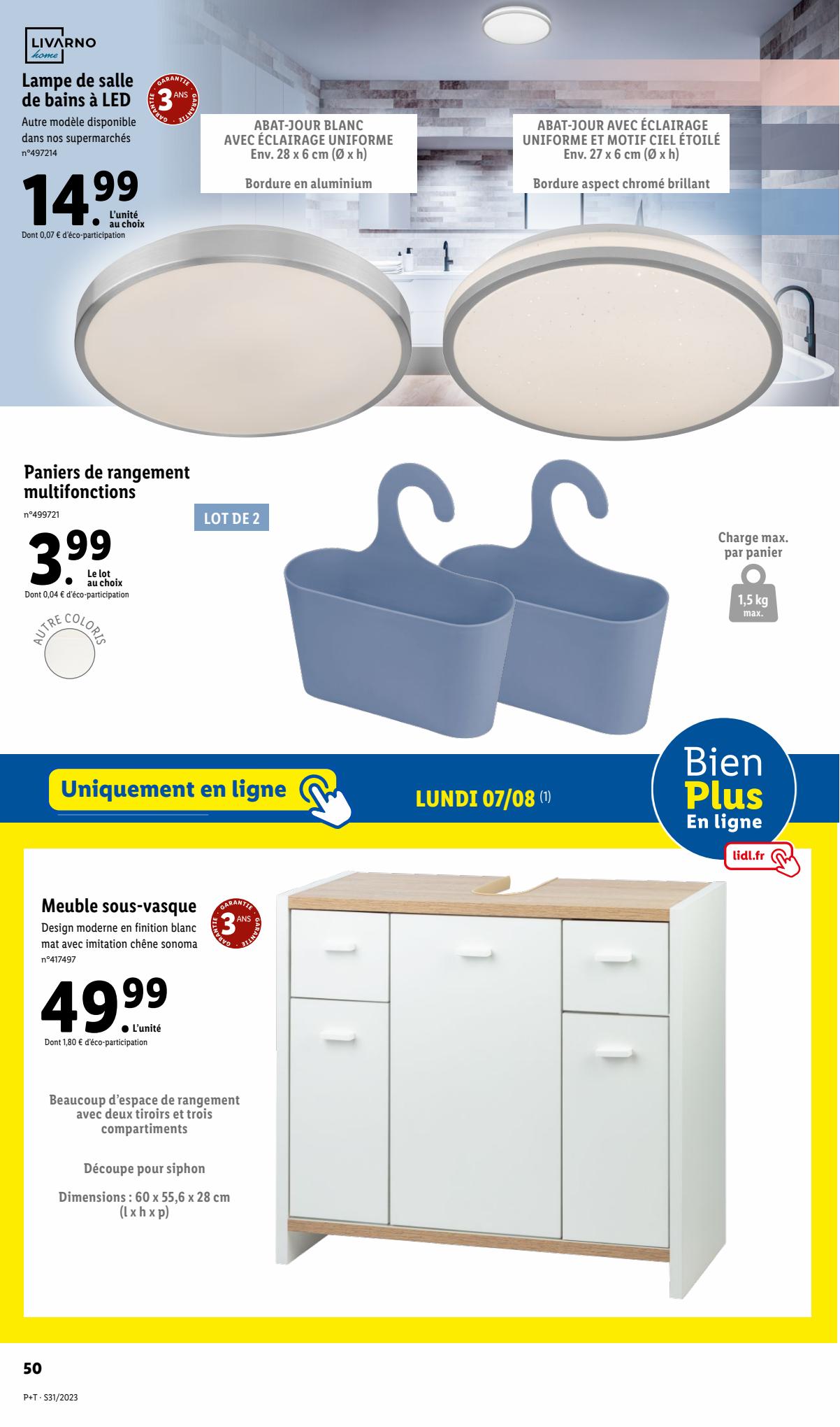 Catalogue Lidl 2 – 8 Août 2023 Page 52
