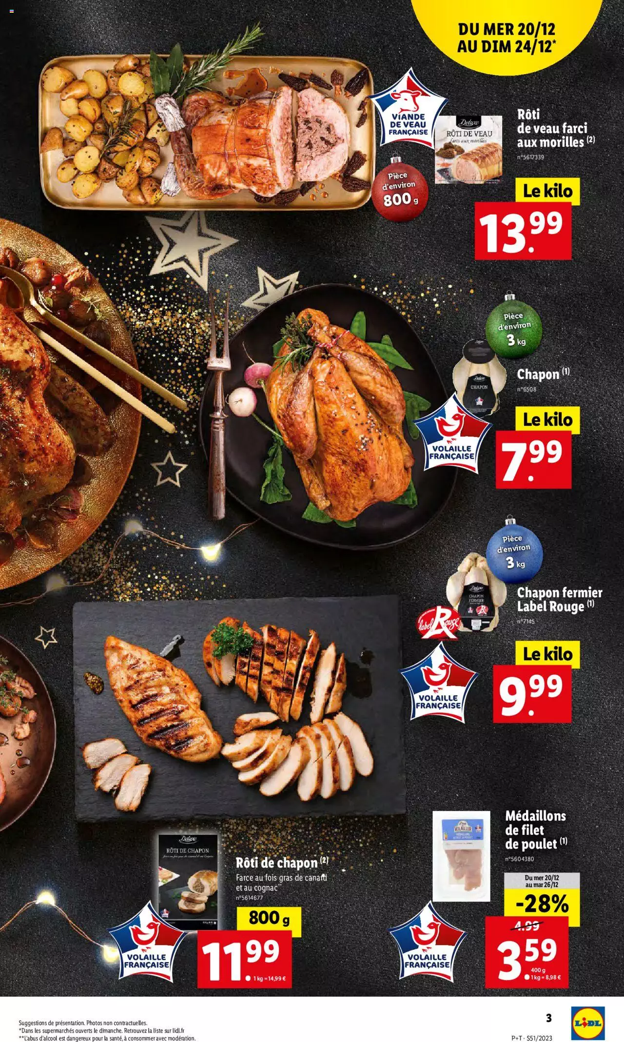 Catalogue Lidl 20 – 26 Décembre 2023 Page 3