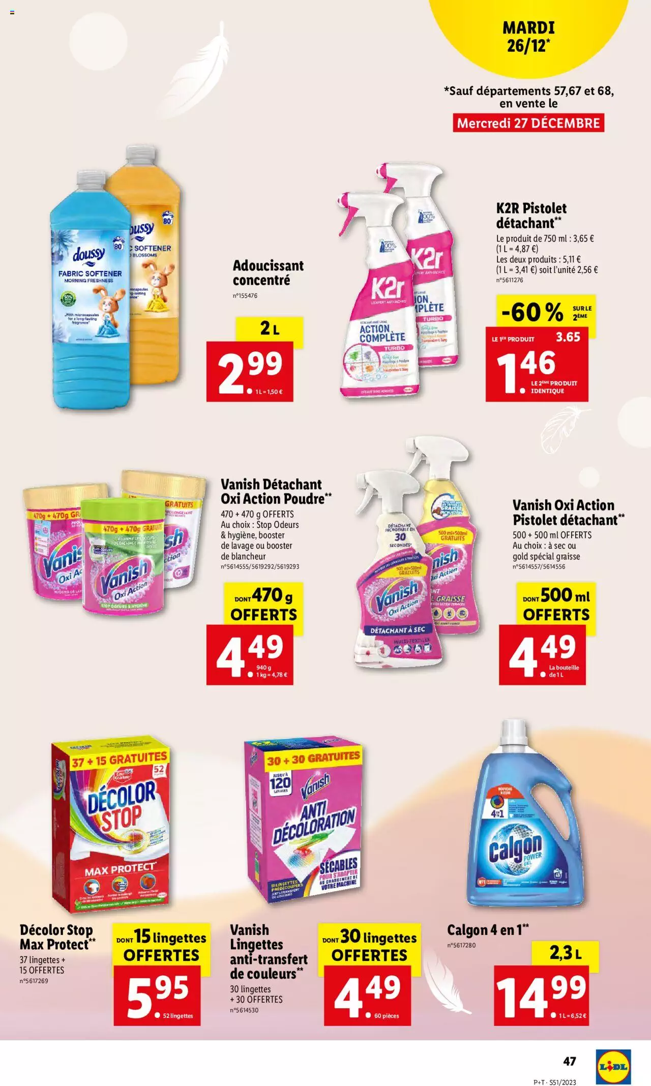 Catalogue Lidl 20 – 26 Décembre 2023 Page 47
