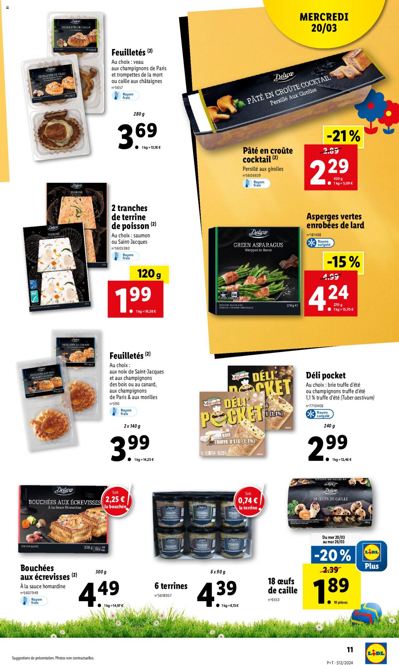 Catalogue Lidl 20 – 26 Mars 2024 Page 11