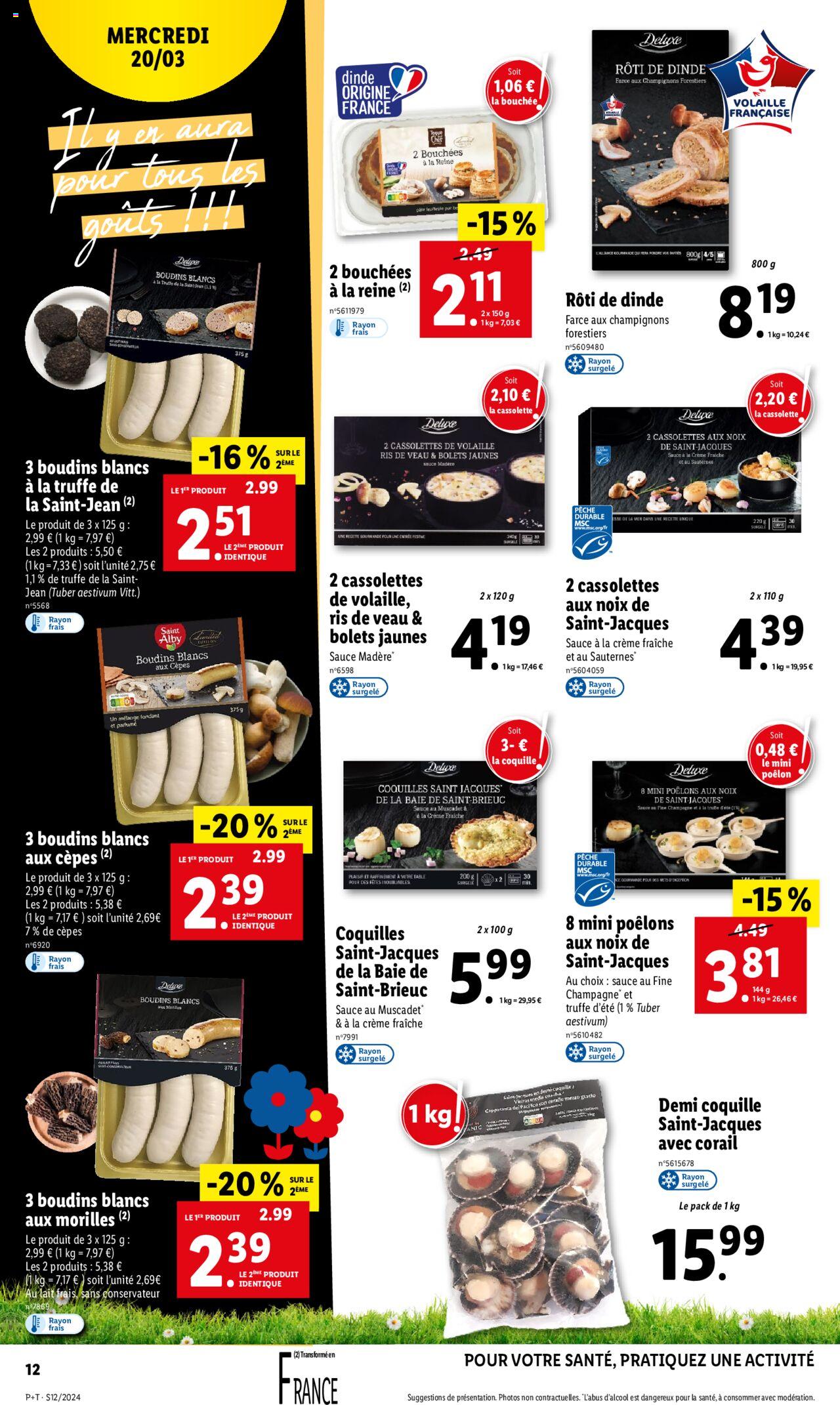 Catalogue Lidl 20 – 26 Mars 2024 Page 12