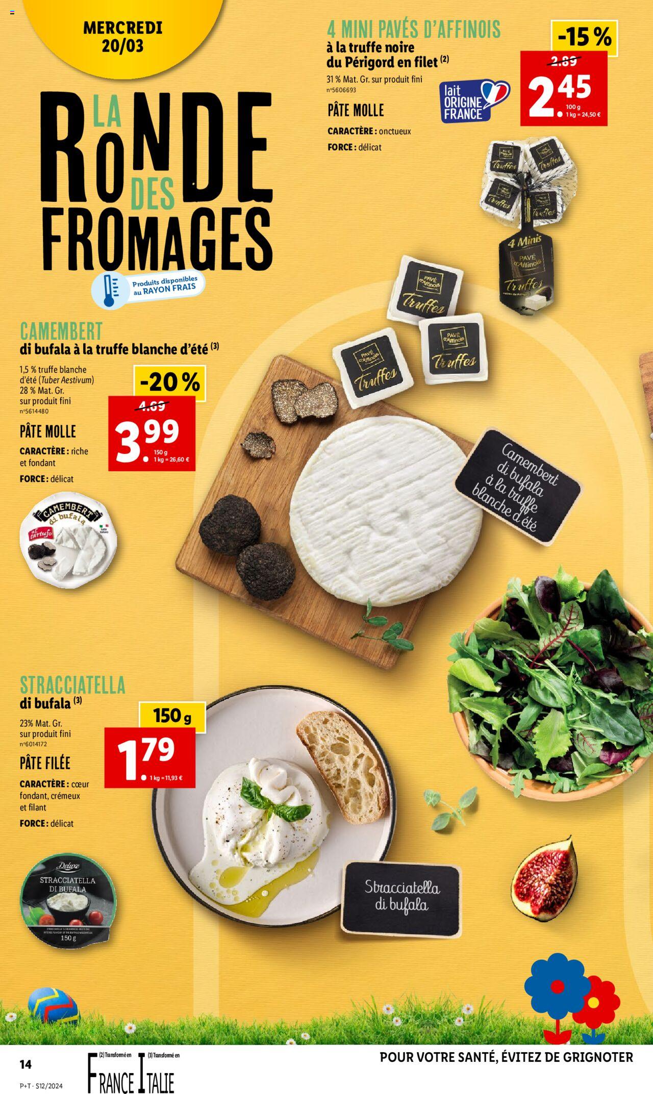 Catalogue Lidl 20 – 26 Mars 2024 Page 14