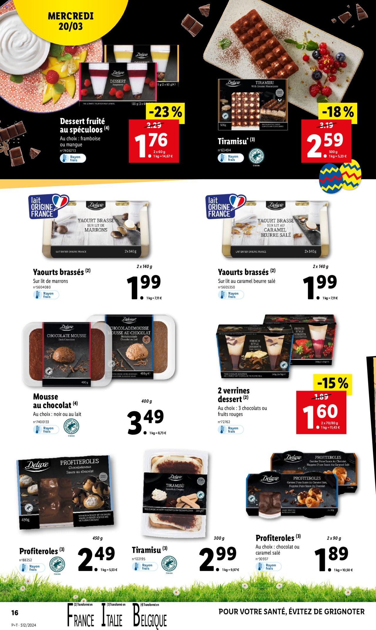 Catalogue Lidl 20 – 26 Mars 2024 Page 16