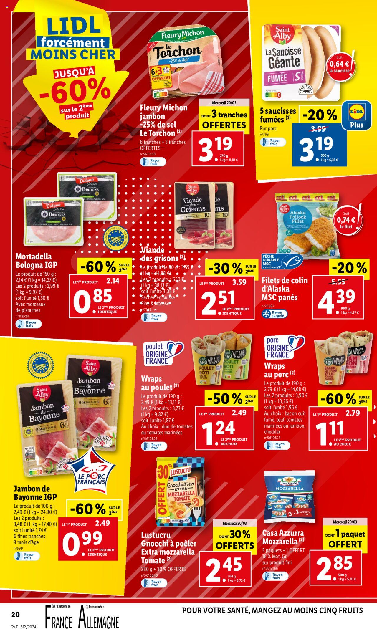 Catalogue Lidl 20 – 26 Mars 2024 Page 20