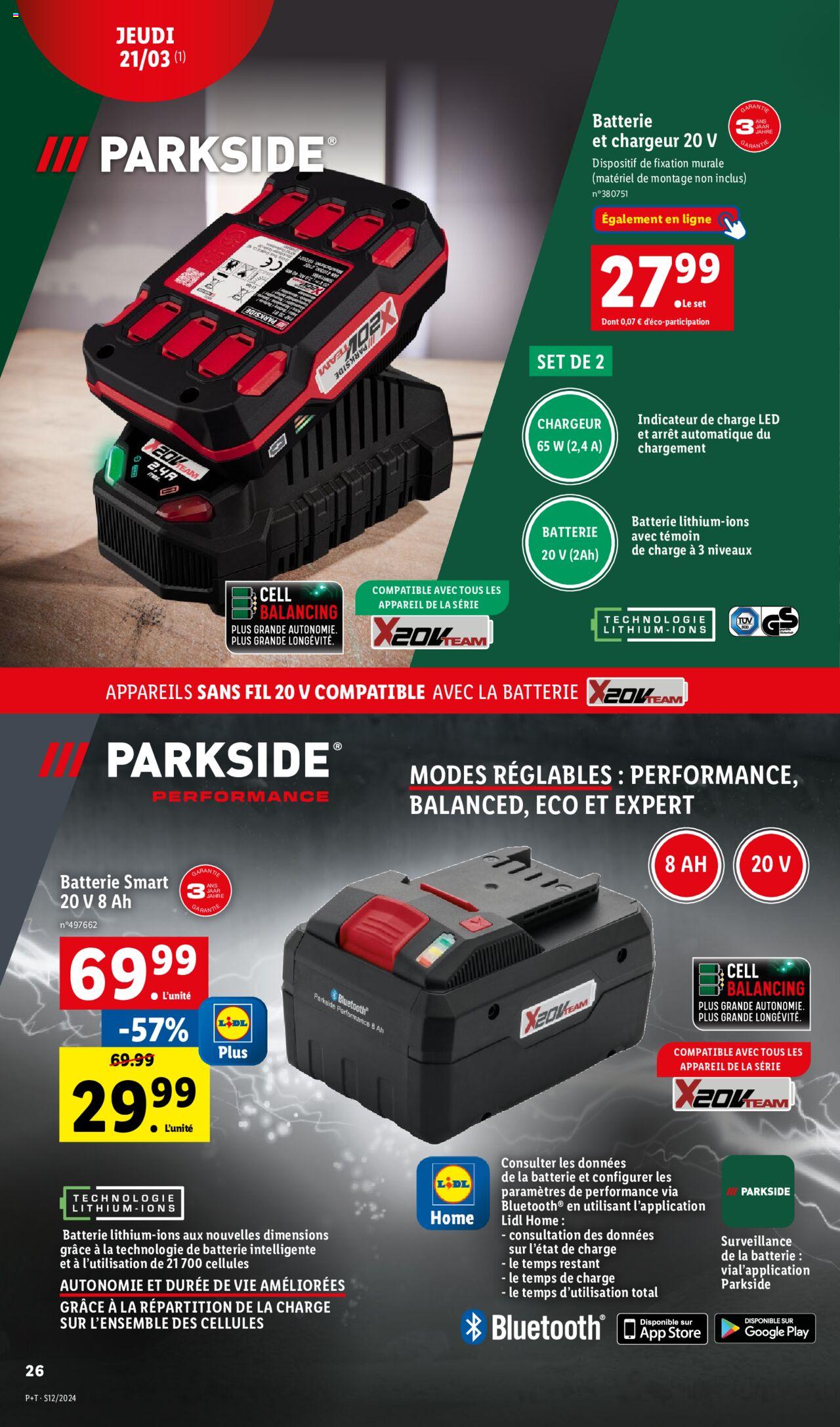 Catalogue Lidl 20 – 26 Mars 2024 Page 26