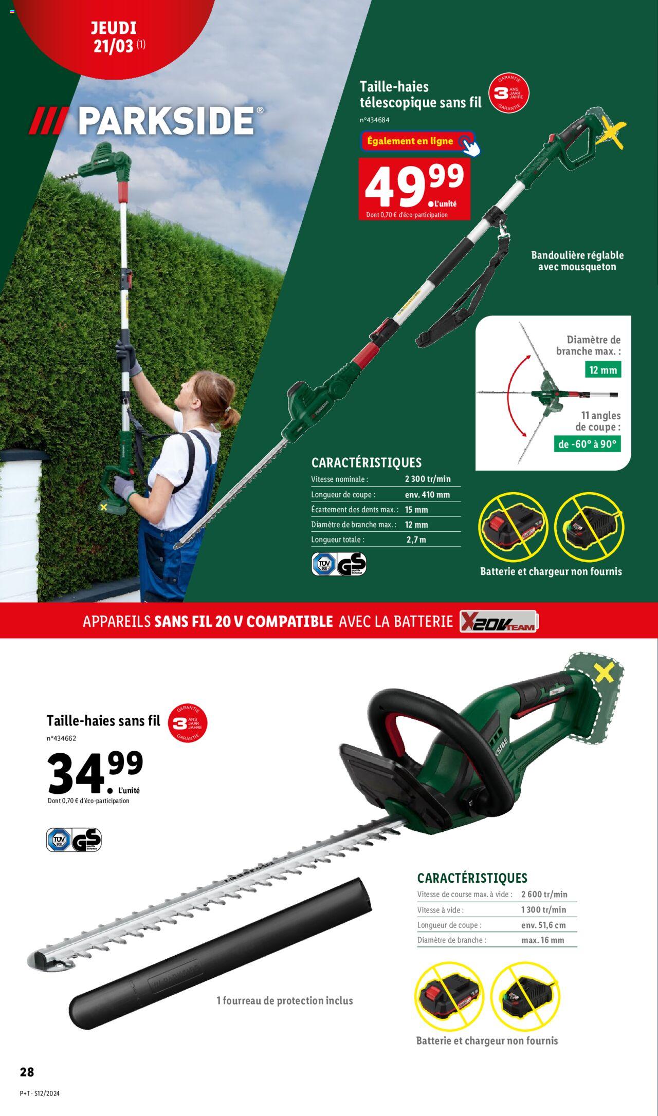 Catalogue Lidl 20 – 26 Mars 2024 Page 28