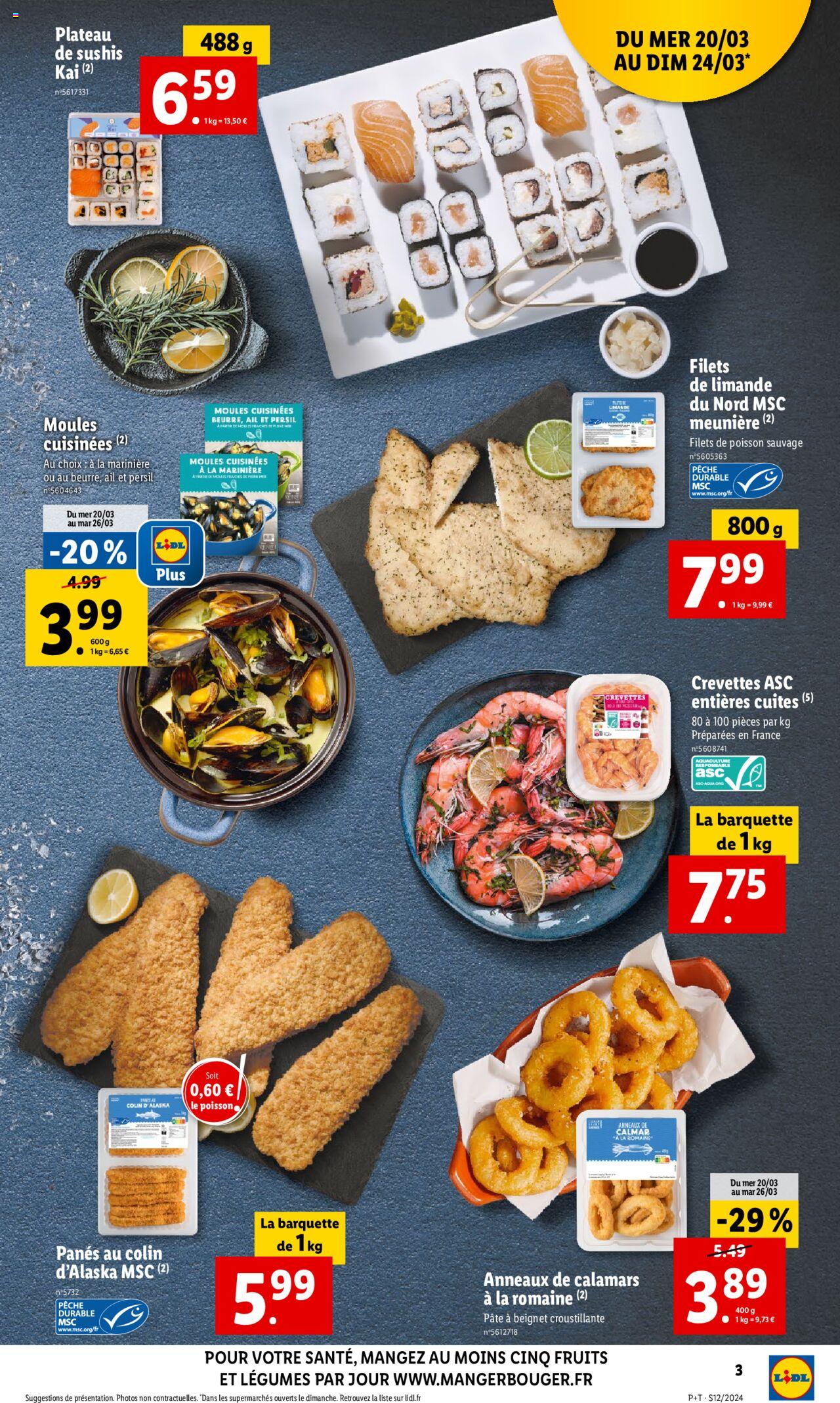 Catalogue Lidl 20 – 26 Mars 2024 Page 3