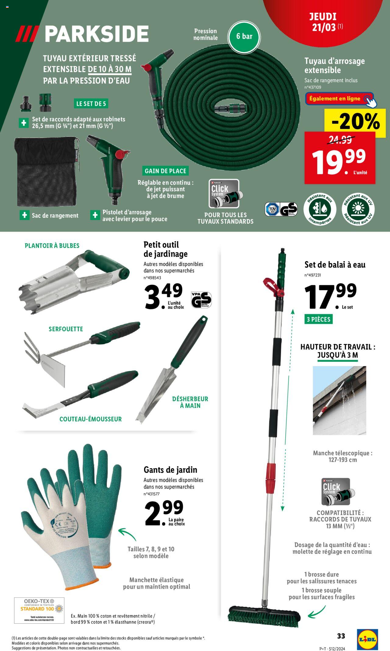 Catalogue Lidl 20 – 26 Mars 2024 Page 33
