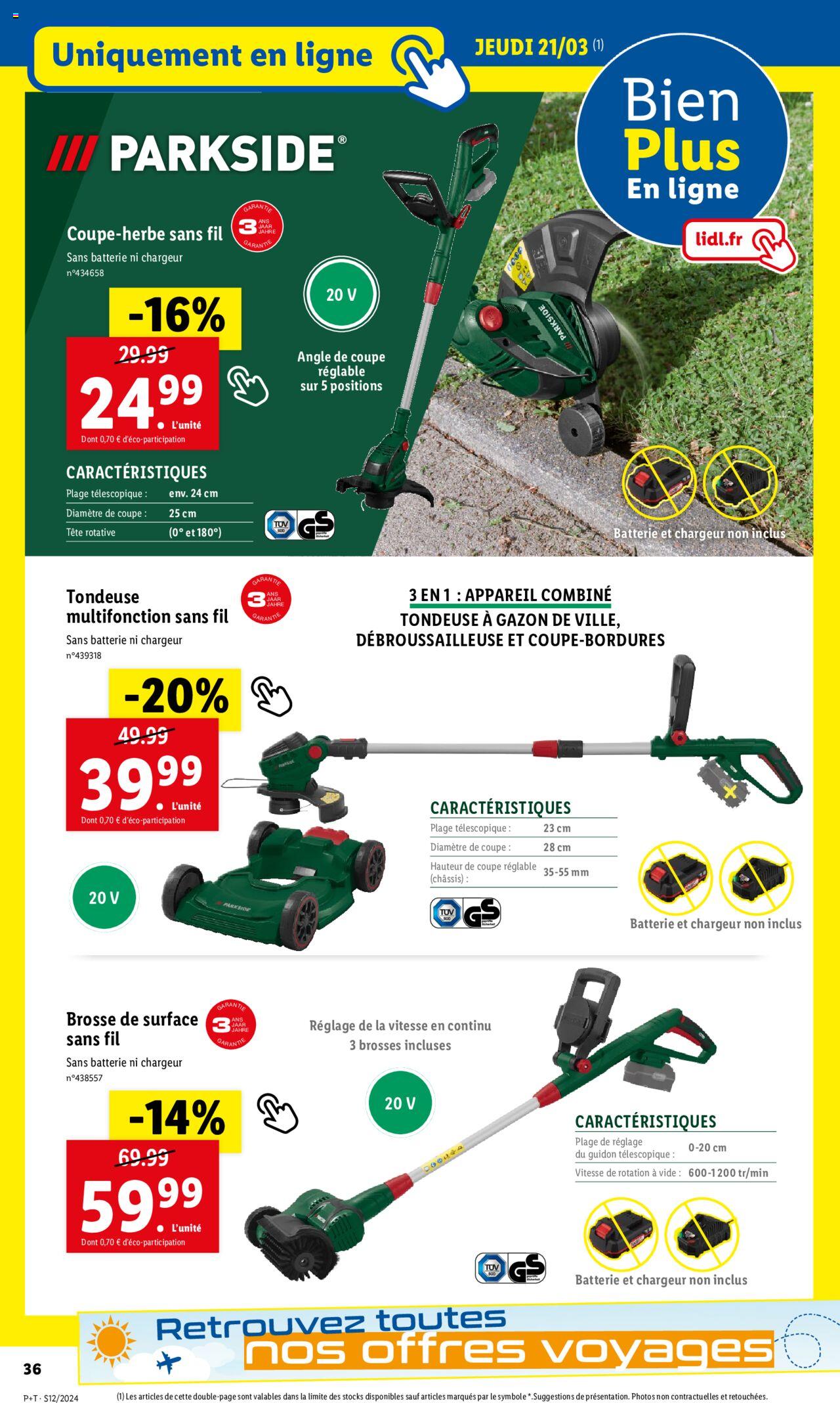 Catalogue Lidl 20 – 26 Mars 2024 Page 36