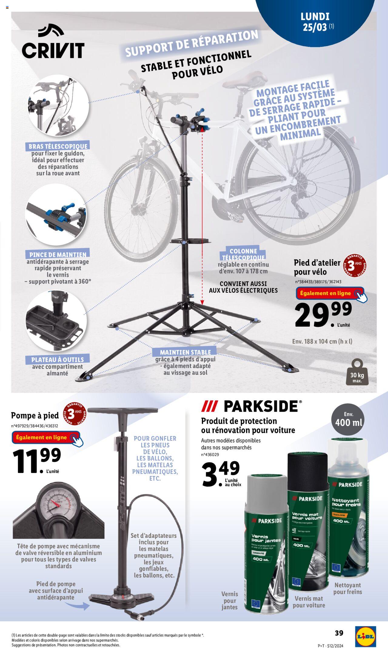 Catalogue Lidl 20 – 26 Mars 2024 Page 39