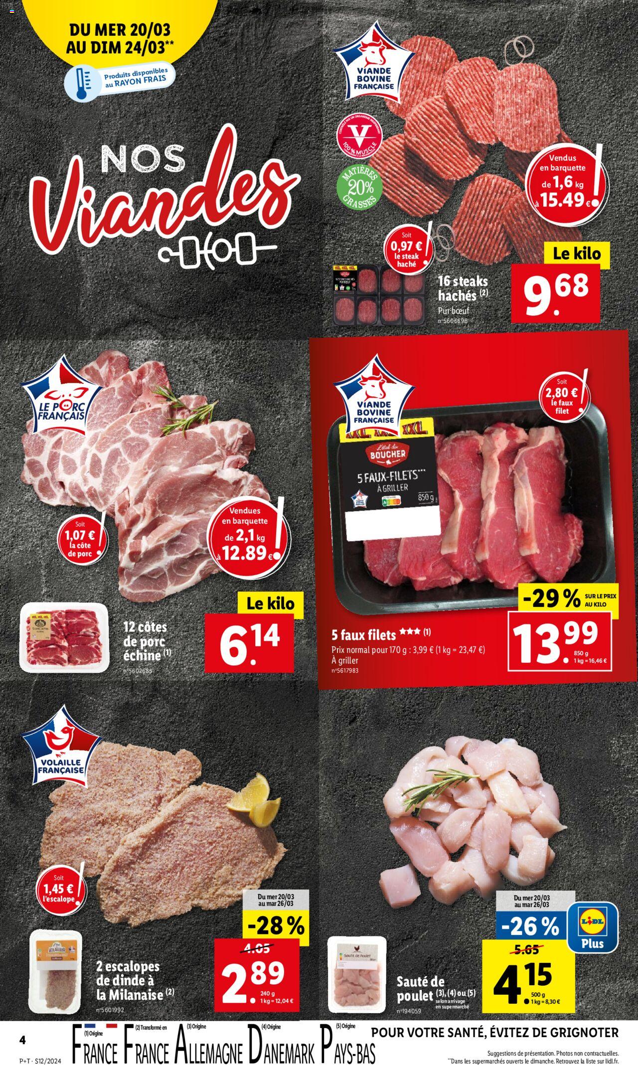 Catalogue Lidl 20 – 26 Mars 2024 Page 4