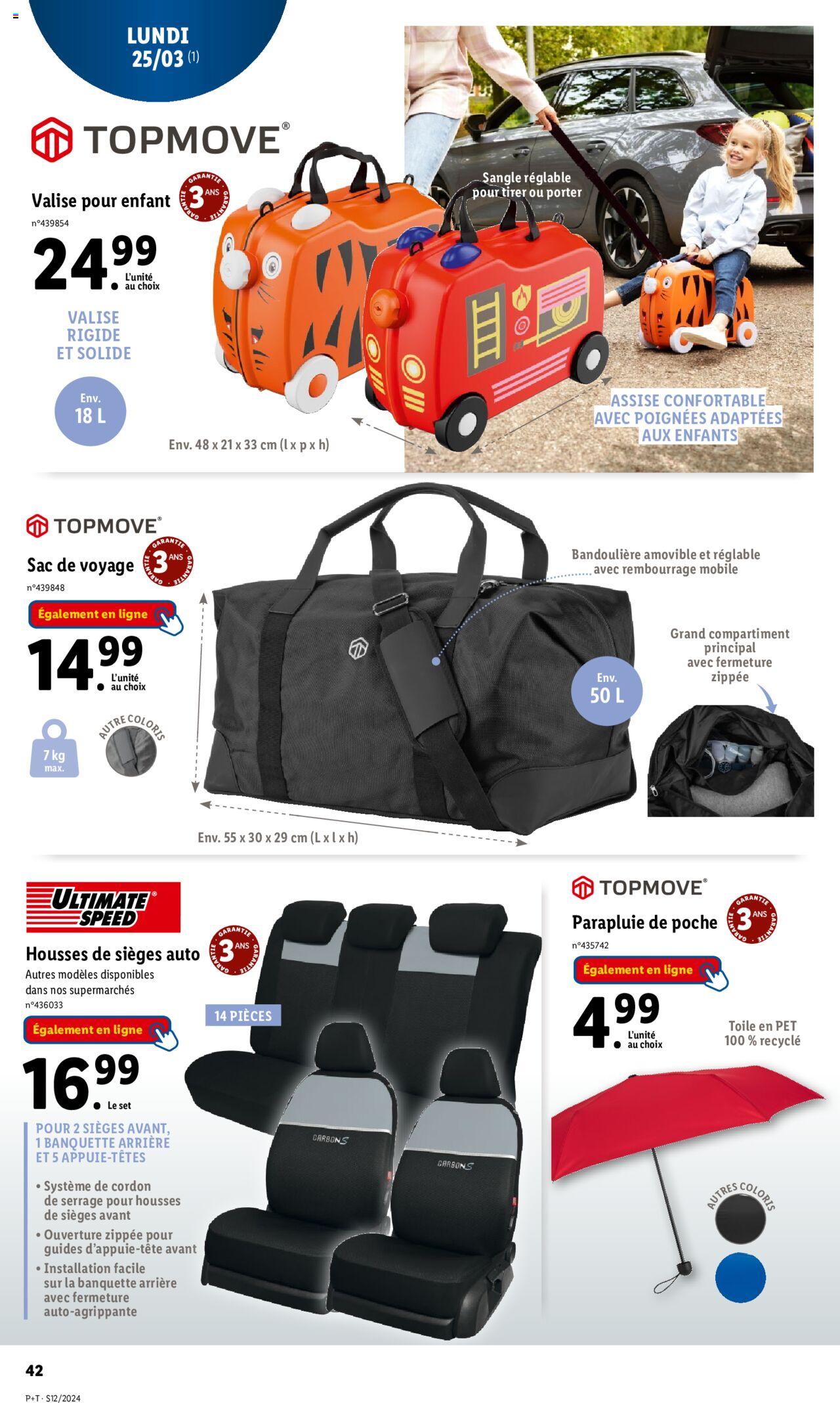 Catalogue Lidl 20 – 26 Mars 2024 Page 42