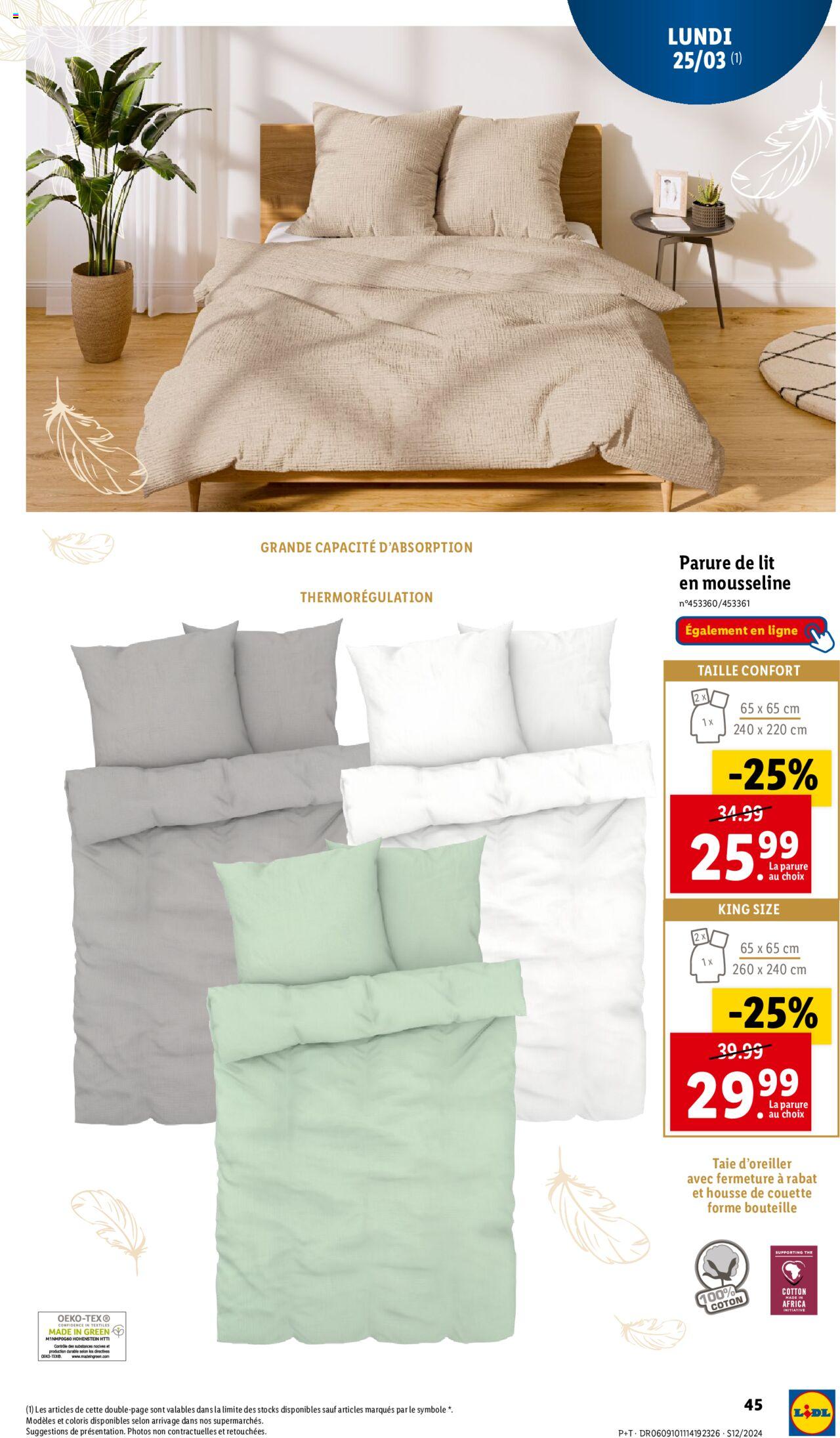 Catalogue Lidl 20 – 26 Mars 2024 Page 45