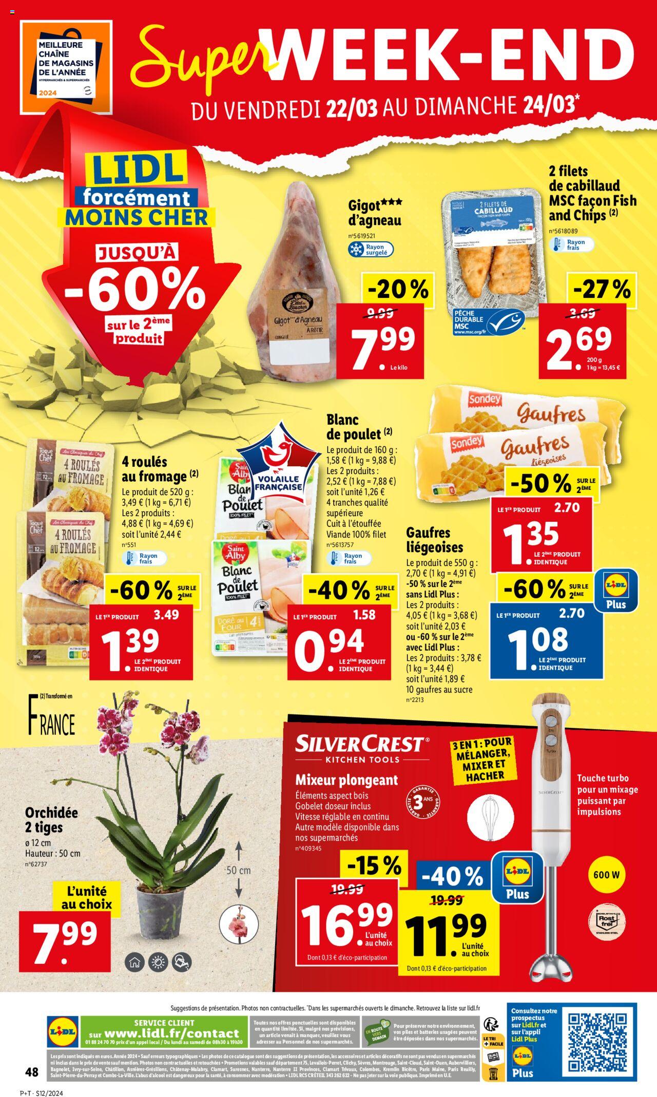 Catalogue Lidl 20 – 26 Mars 2024 Page 48