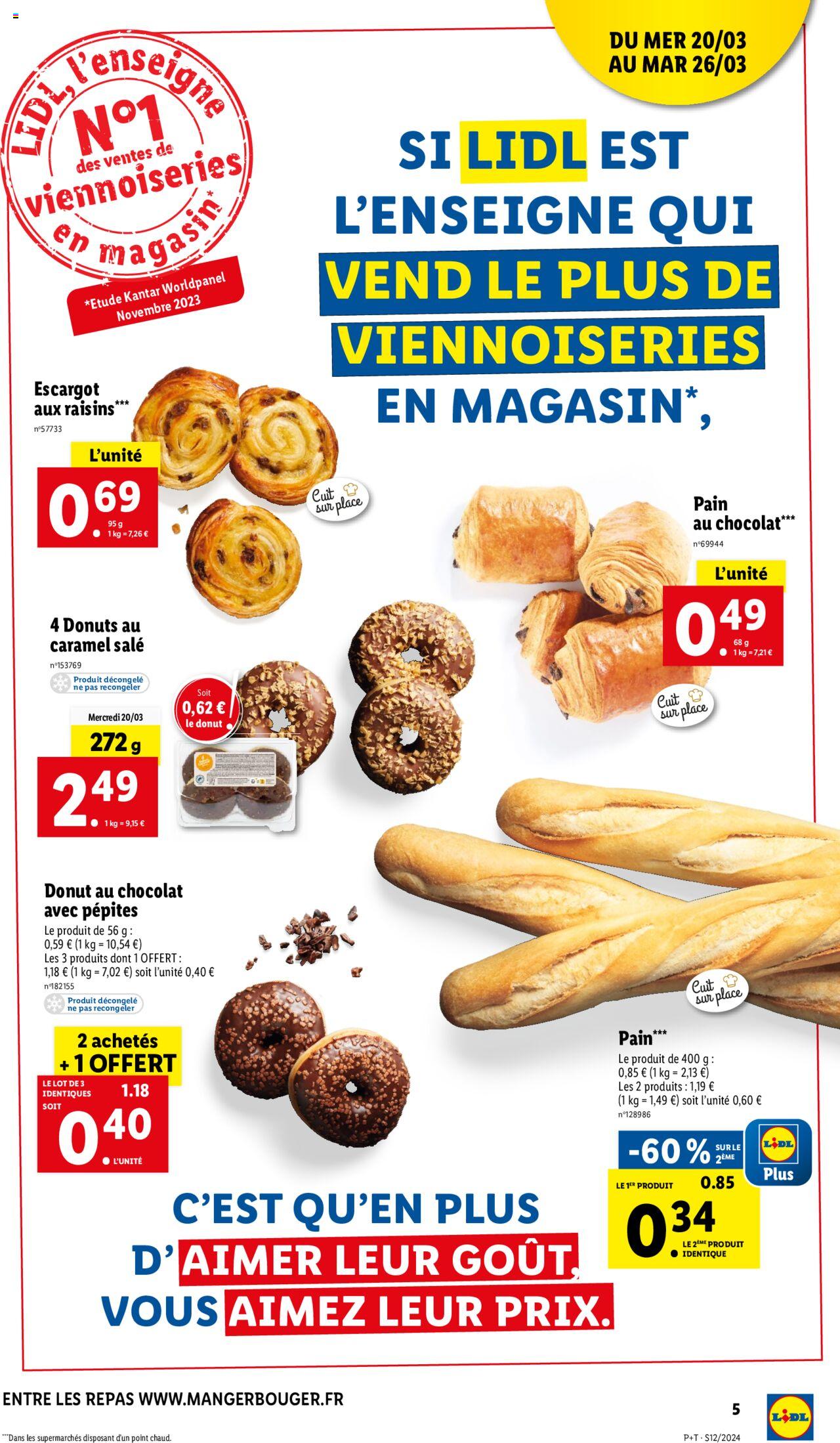 Catalogue Lidl 20 – 26 Mars 2024 Page 5