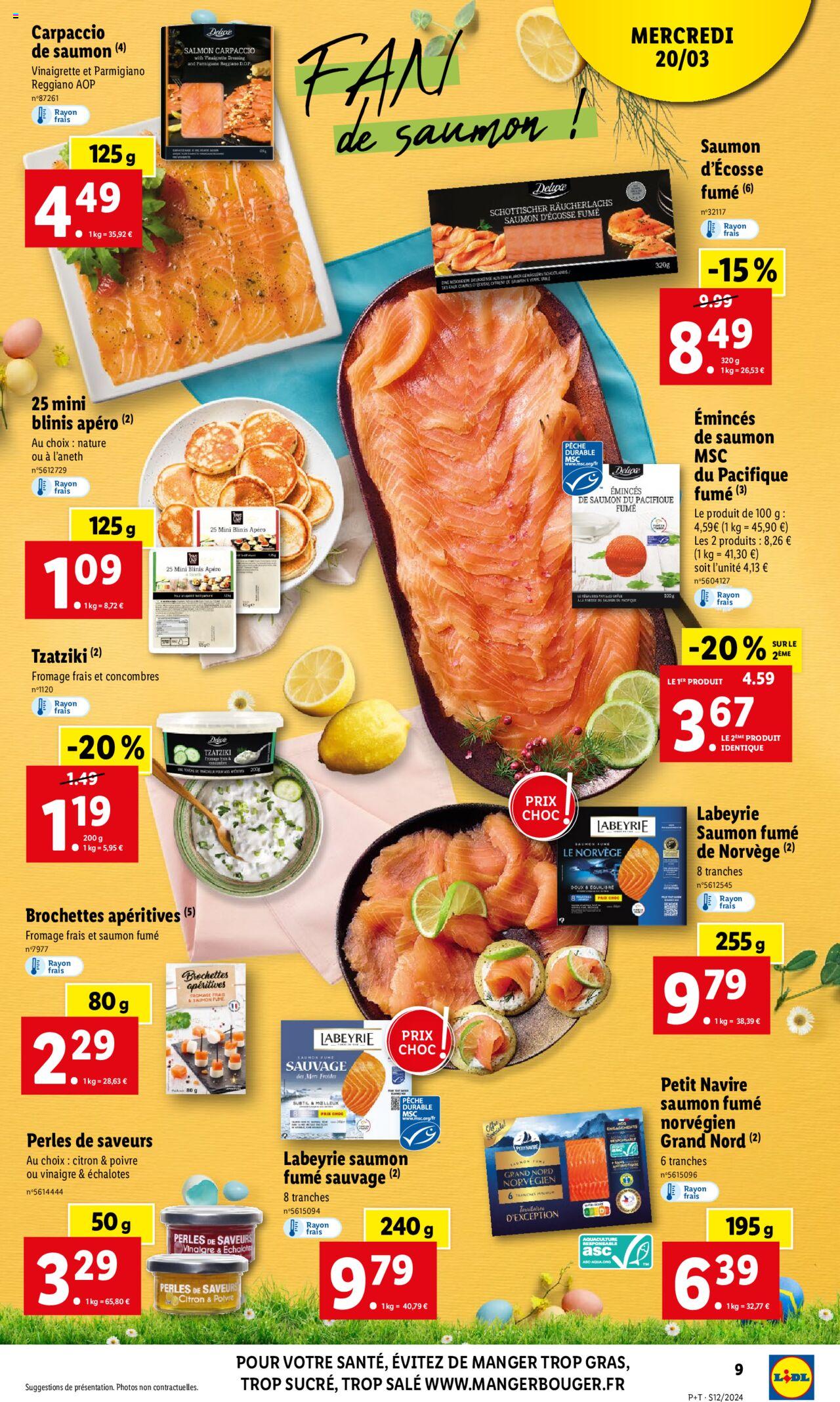 Catalogue Lidl 20 – 26 Mars 2024 Page 9