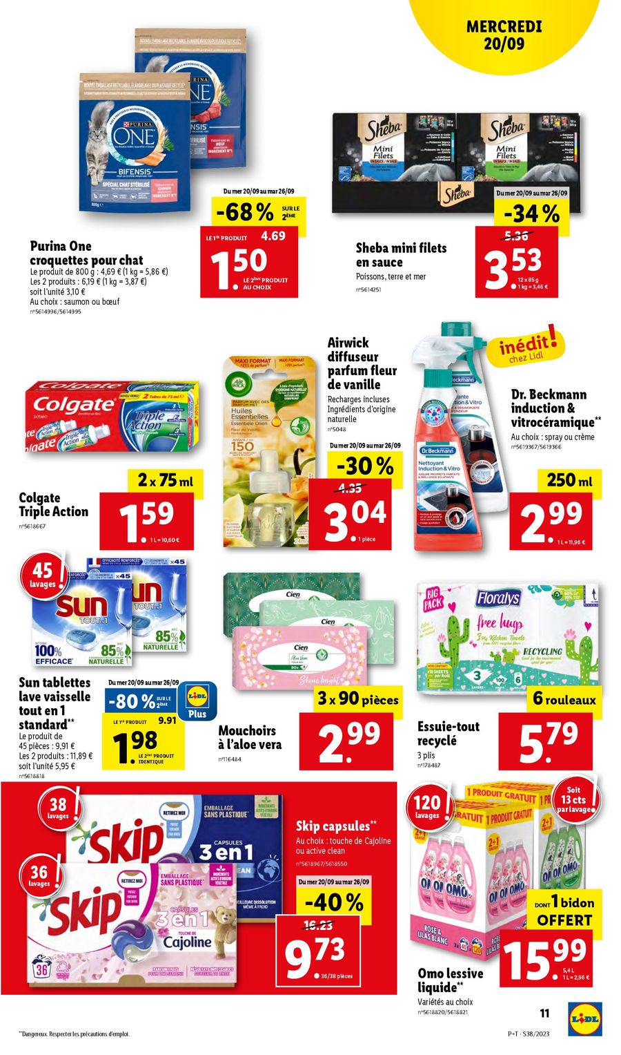 Catalogue Lidl 20 – 26 Septembre 2023 Page 11