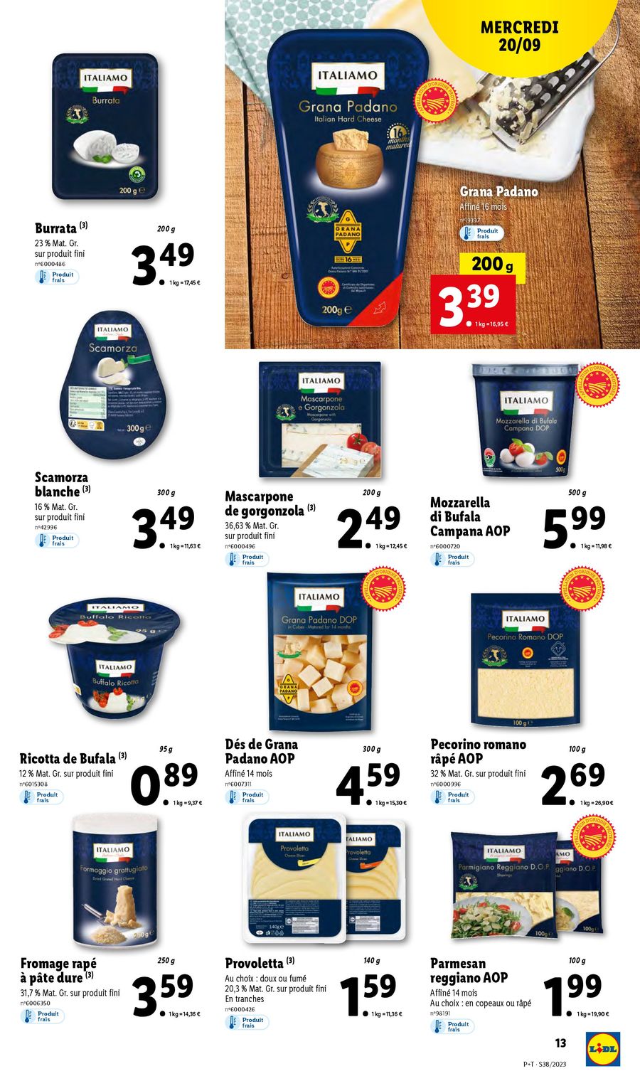 Catalogue Lidl 20 – 26 Septembre 2023 Page 13