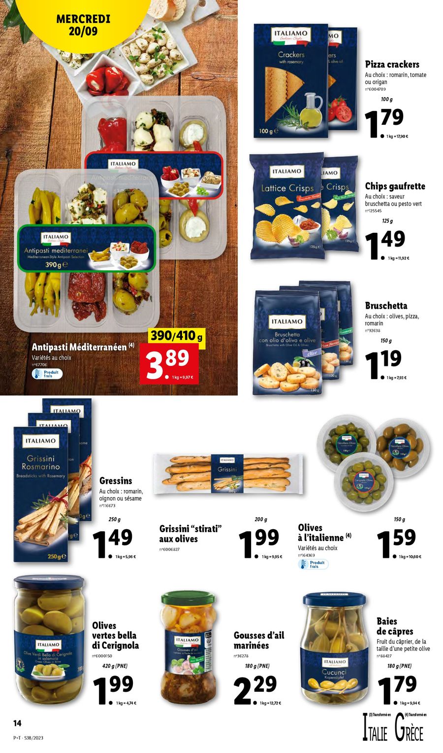 Catalogue Lidl 20 – 26 Septembre 2023 Page 14