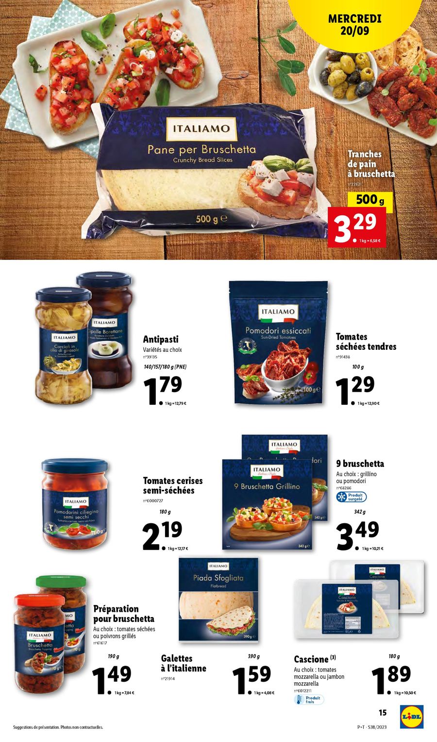 Catalogue Lidl 20 – 26 Septembre 2023 Page 15