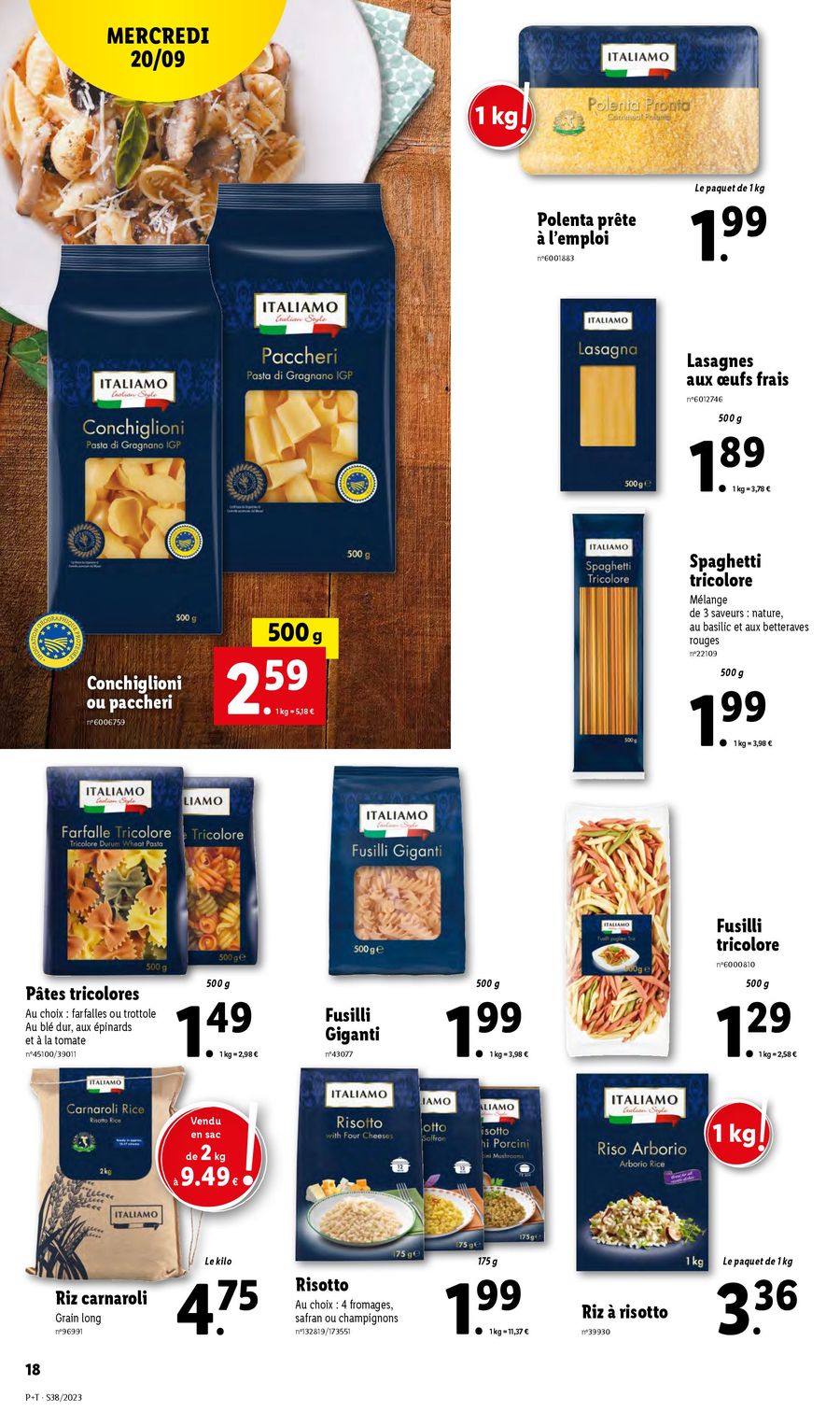 Catalogue Lidl 20 – 26 Septembre 2023 Page 18