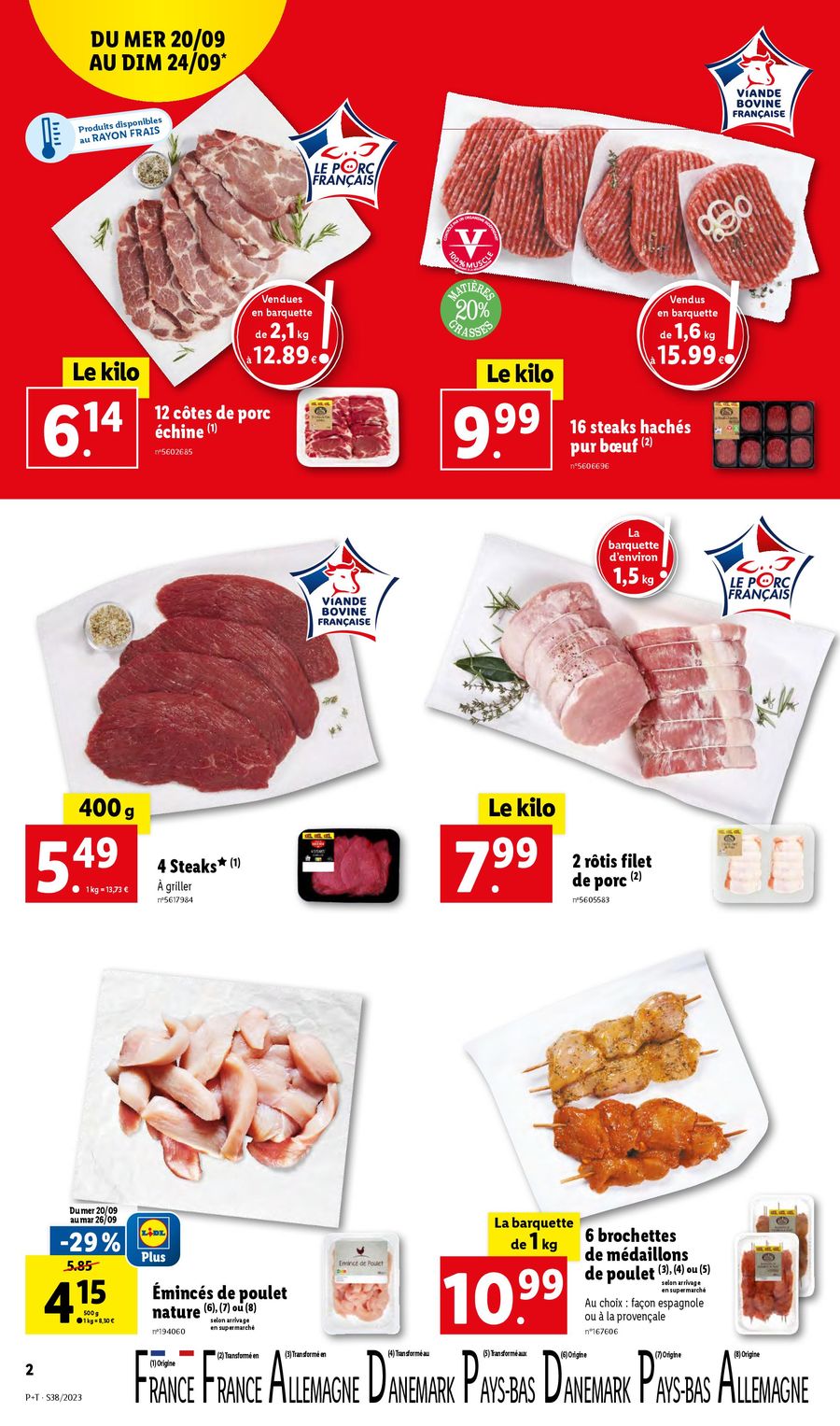 Catalogue Lidl 20 – 26 Septembre 2023 Page 2