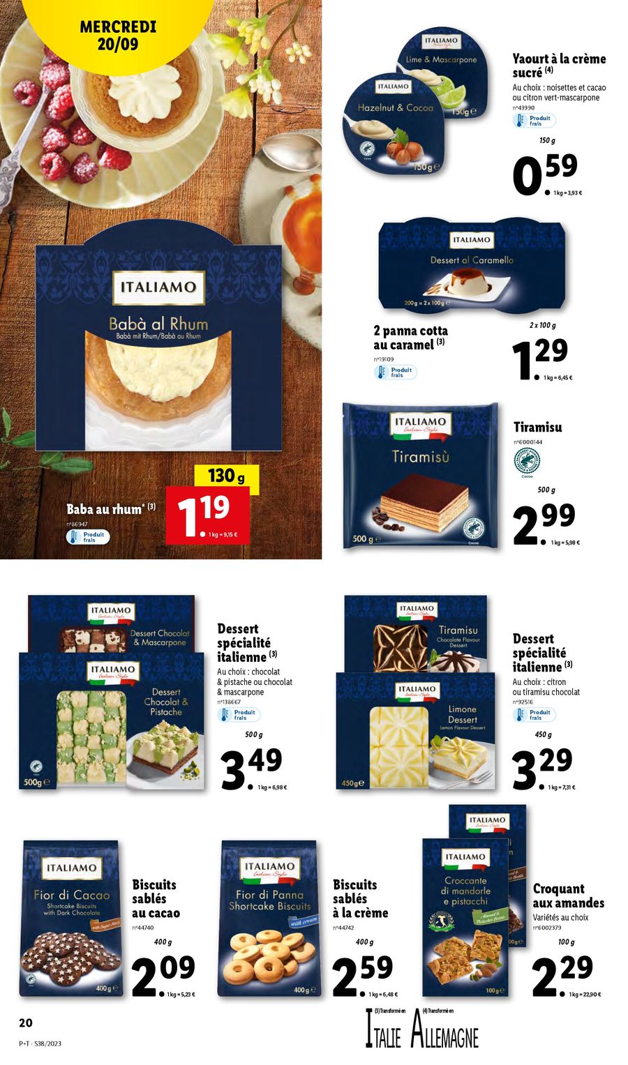 Catalogue Lidl 20 – 26 Septembre 2023 Page 20