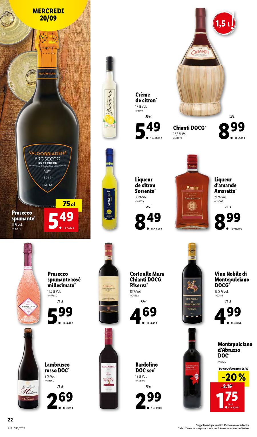 Catalogue Lidl 20 – 26 Septembre 2023 Page 22